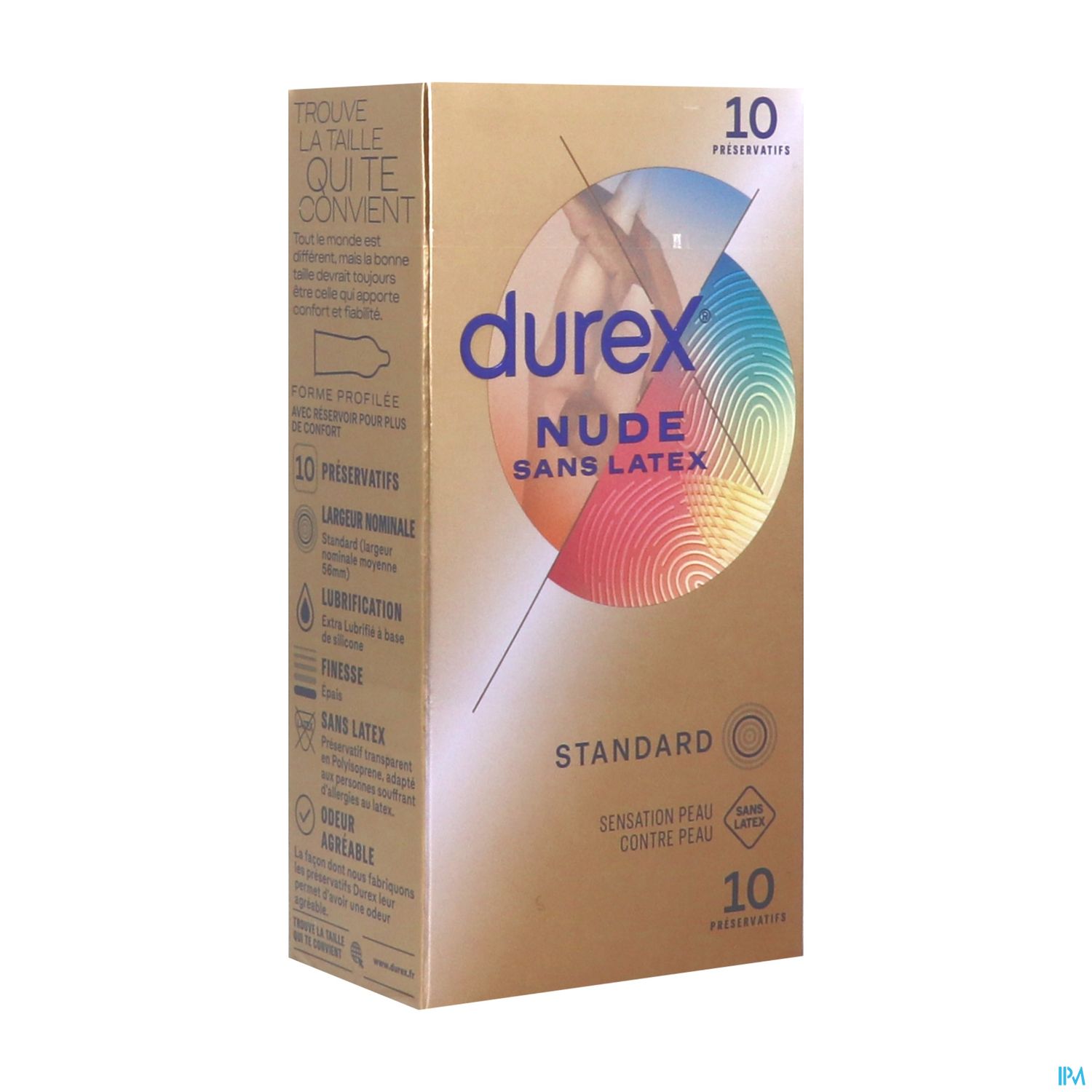 PRESERV DUREX NUDE SANS LATEX X10