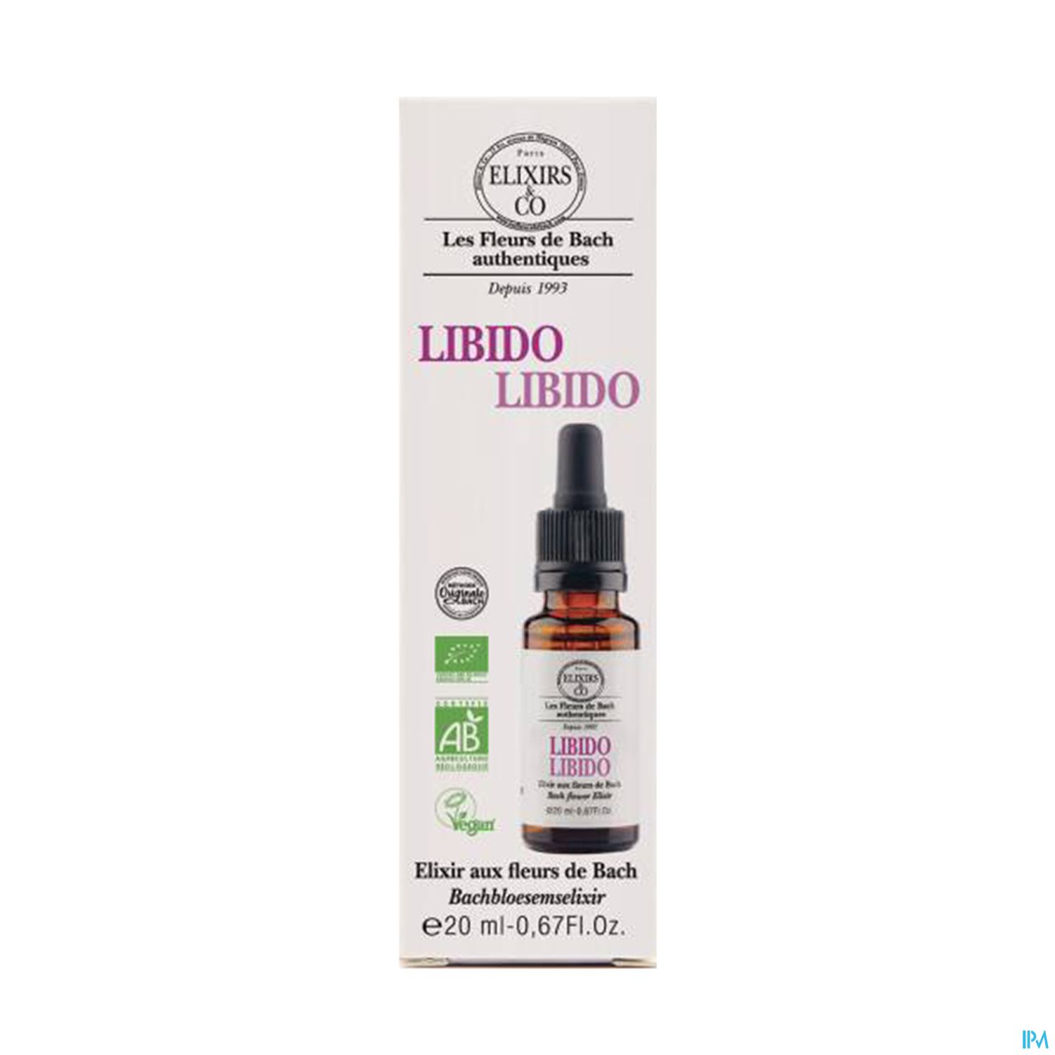 Elixirs Co Les Fleurs De Bach Libido Bio Gouttes 20ml