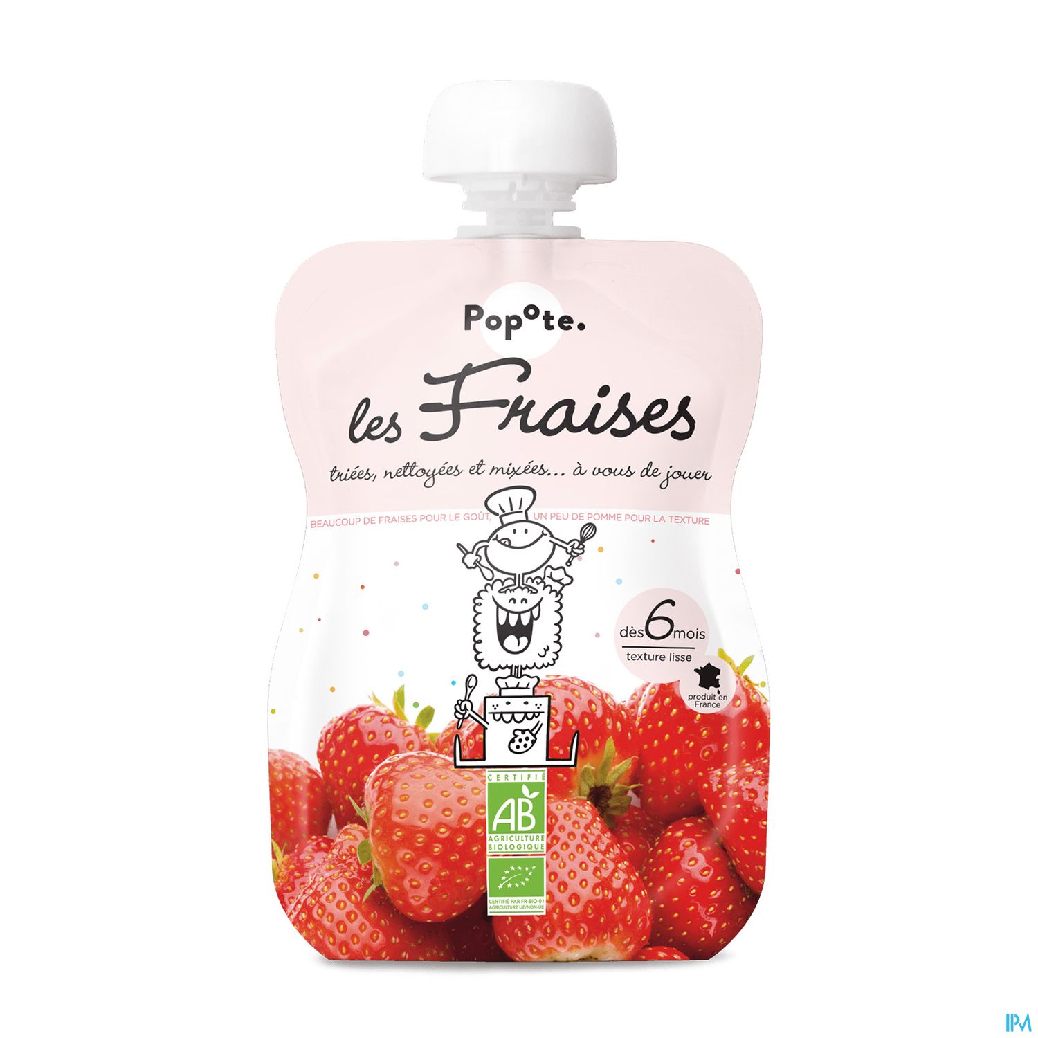 POPOTE COMPOTE FRAISE 120G