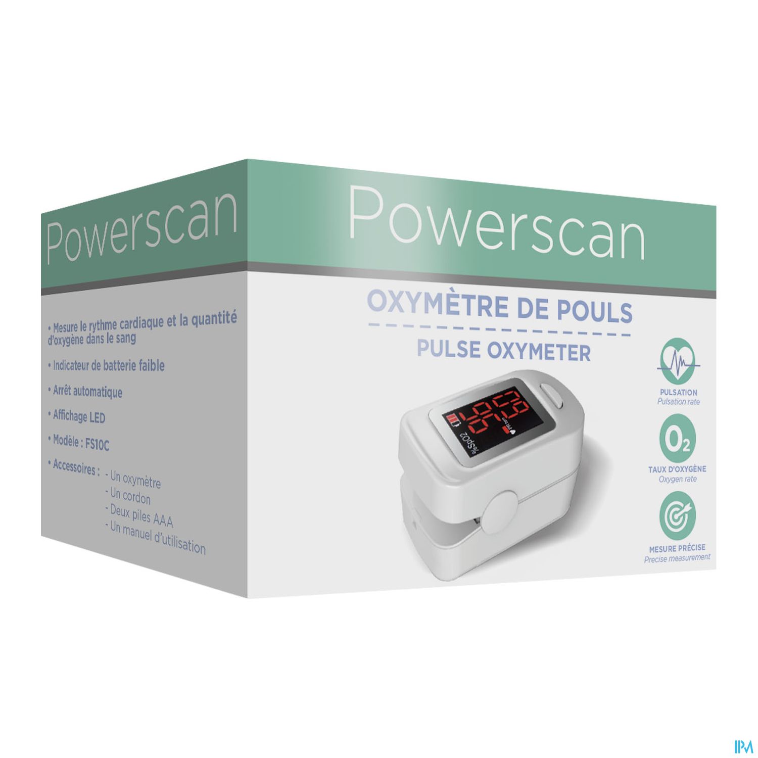 POWERSCAN OXYMETRE POULS FS10C