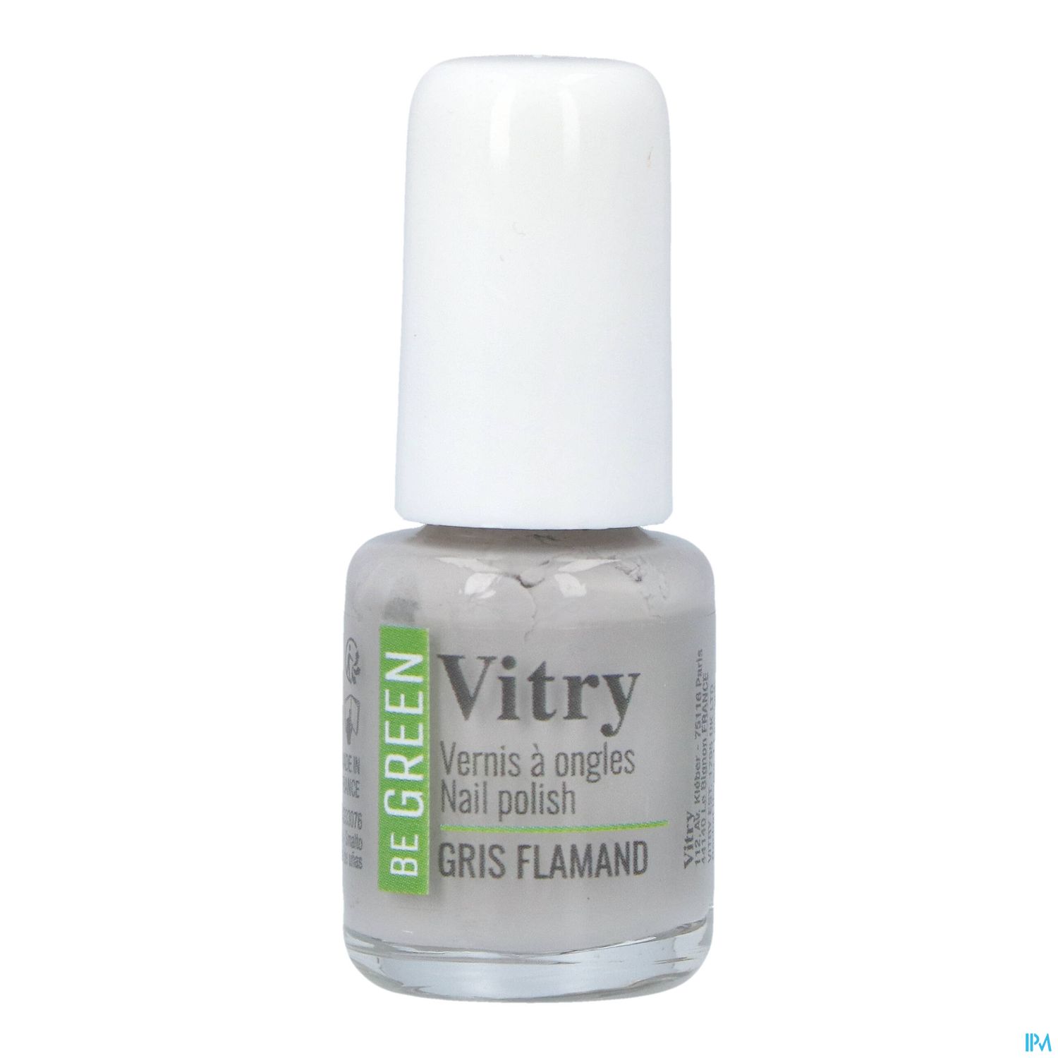 Vitry Be Green Vernis Ongles Gris Flamand 6ml