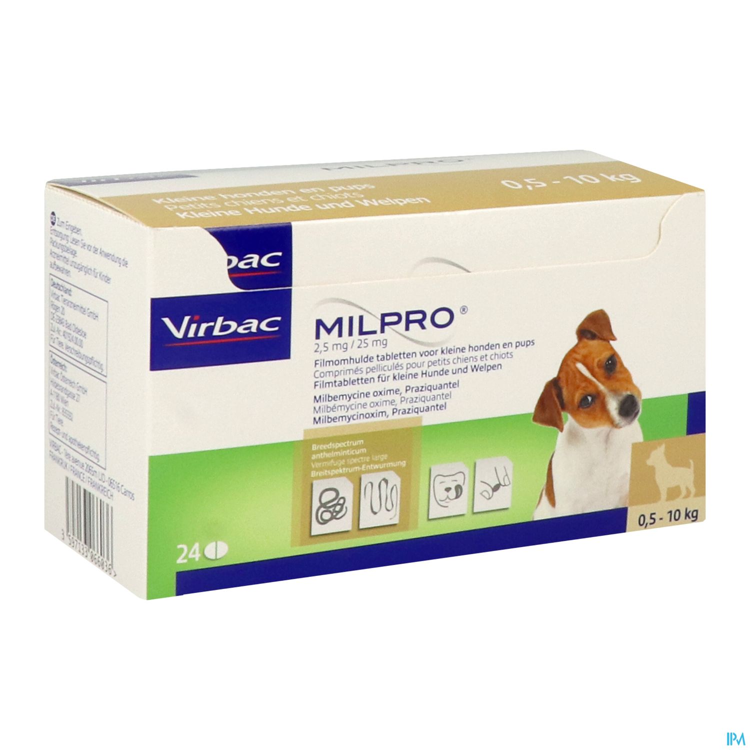 MILPRO P/CHIEN CHIOT CPR 24