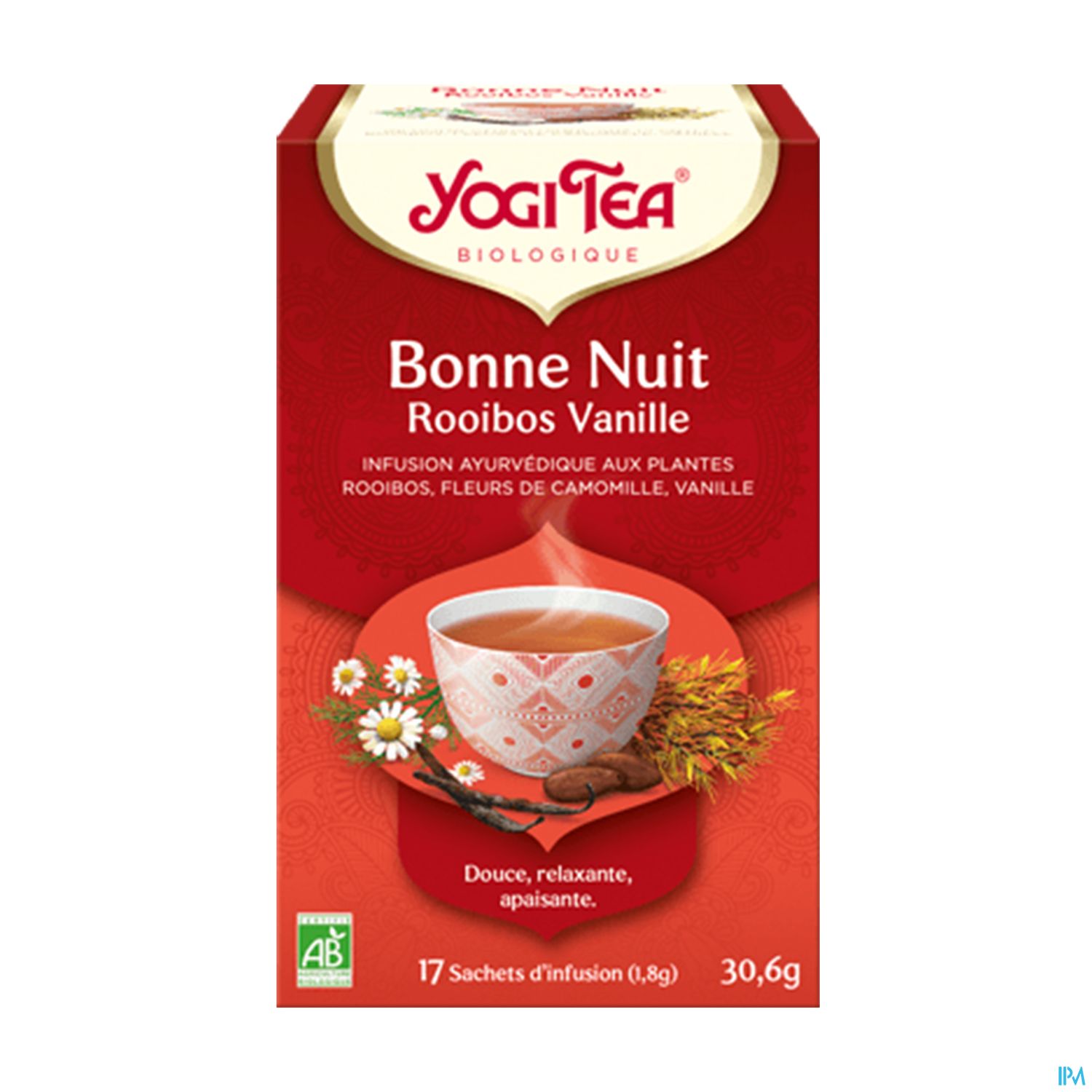 Yogi Tea Bonne Nuit Rooibos Vanille Bio Infusette 2g 17
