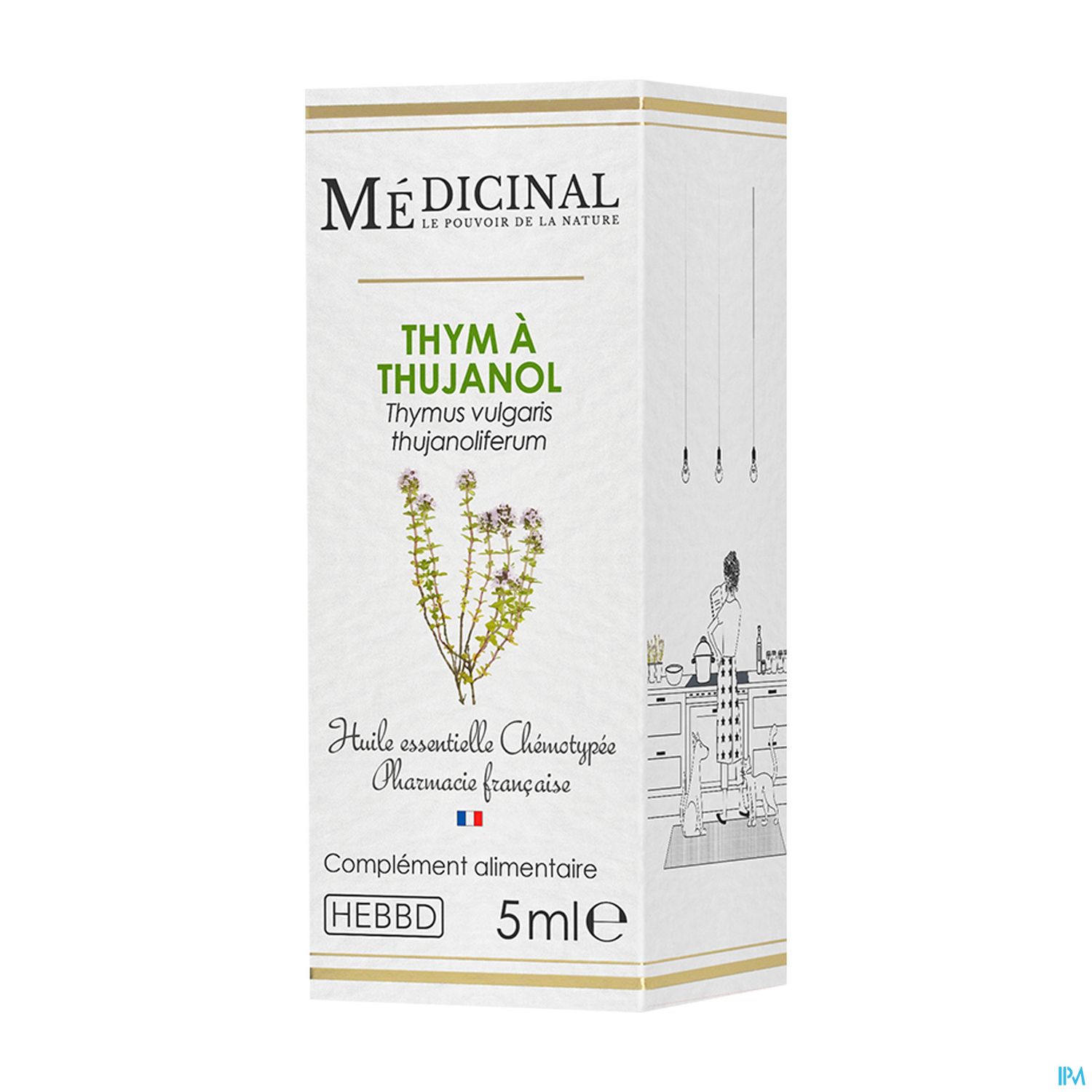 Medicinal Huile Essentielle Thym A Thujanol 5ml