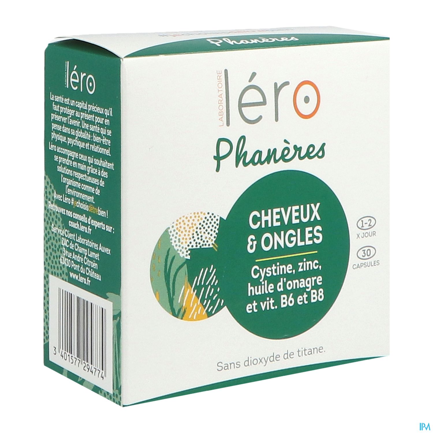 LERO PHANERES CAPS 30