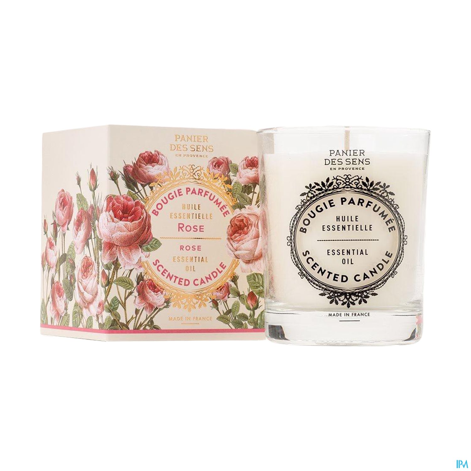 PANIER DES SENS BOUGIE ROSE RE180G