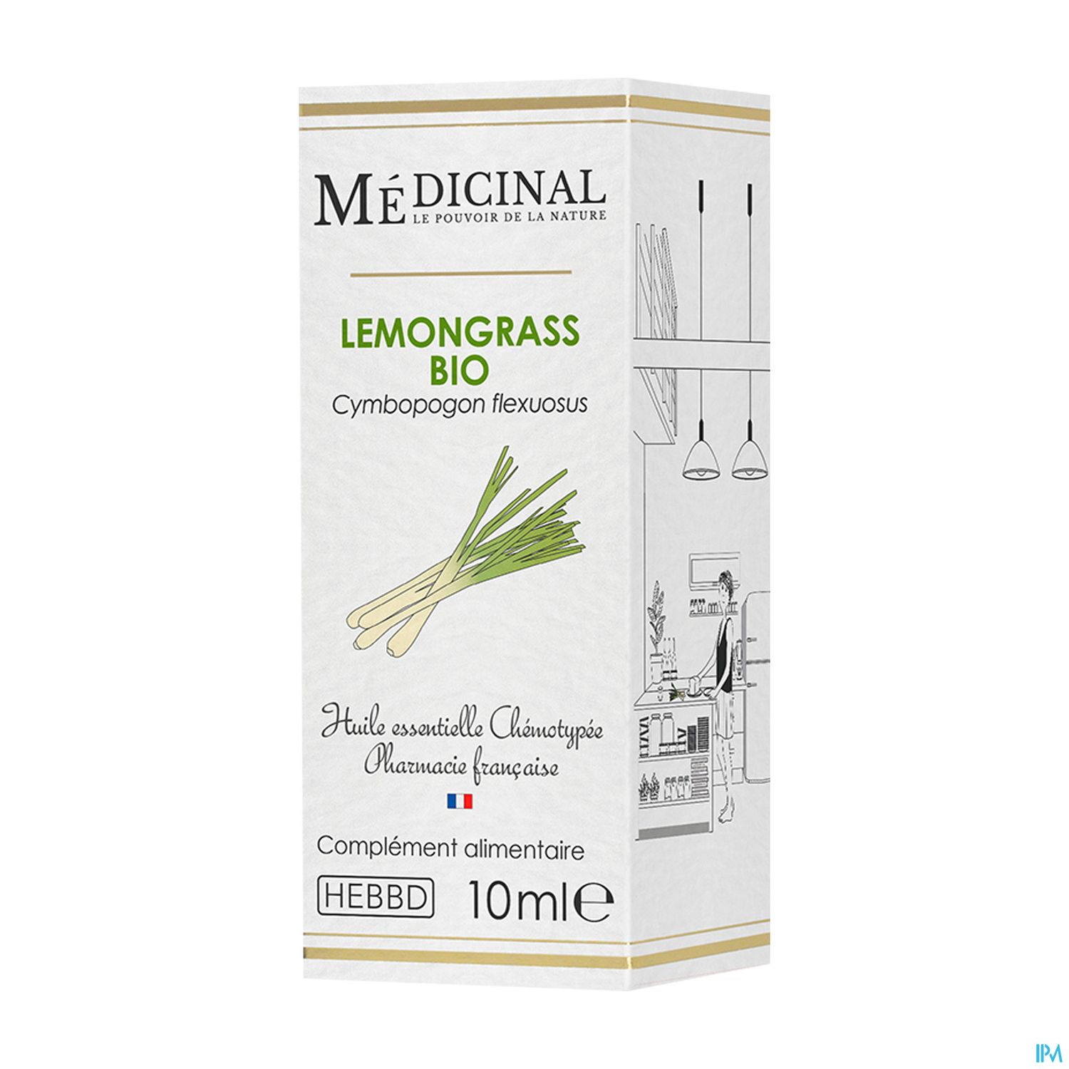 Medicinal Huile Essentielle Lemongrass 10ml