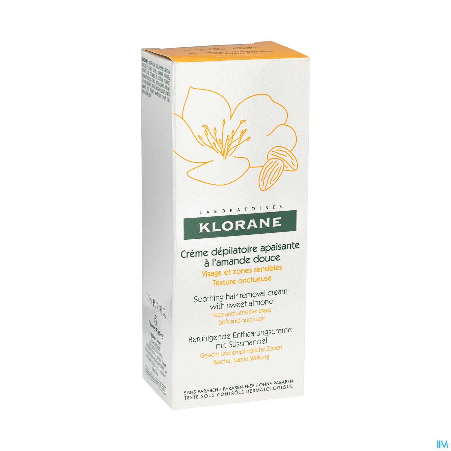 KLORANE CR DEPIL ZONE SENSIBL 75ML