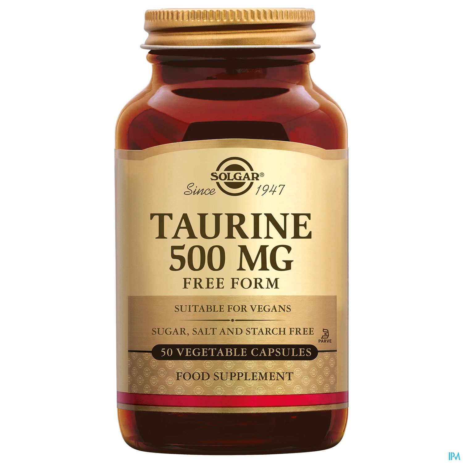 Solgar Taurine 500mg Gelule Vegetale 50