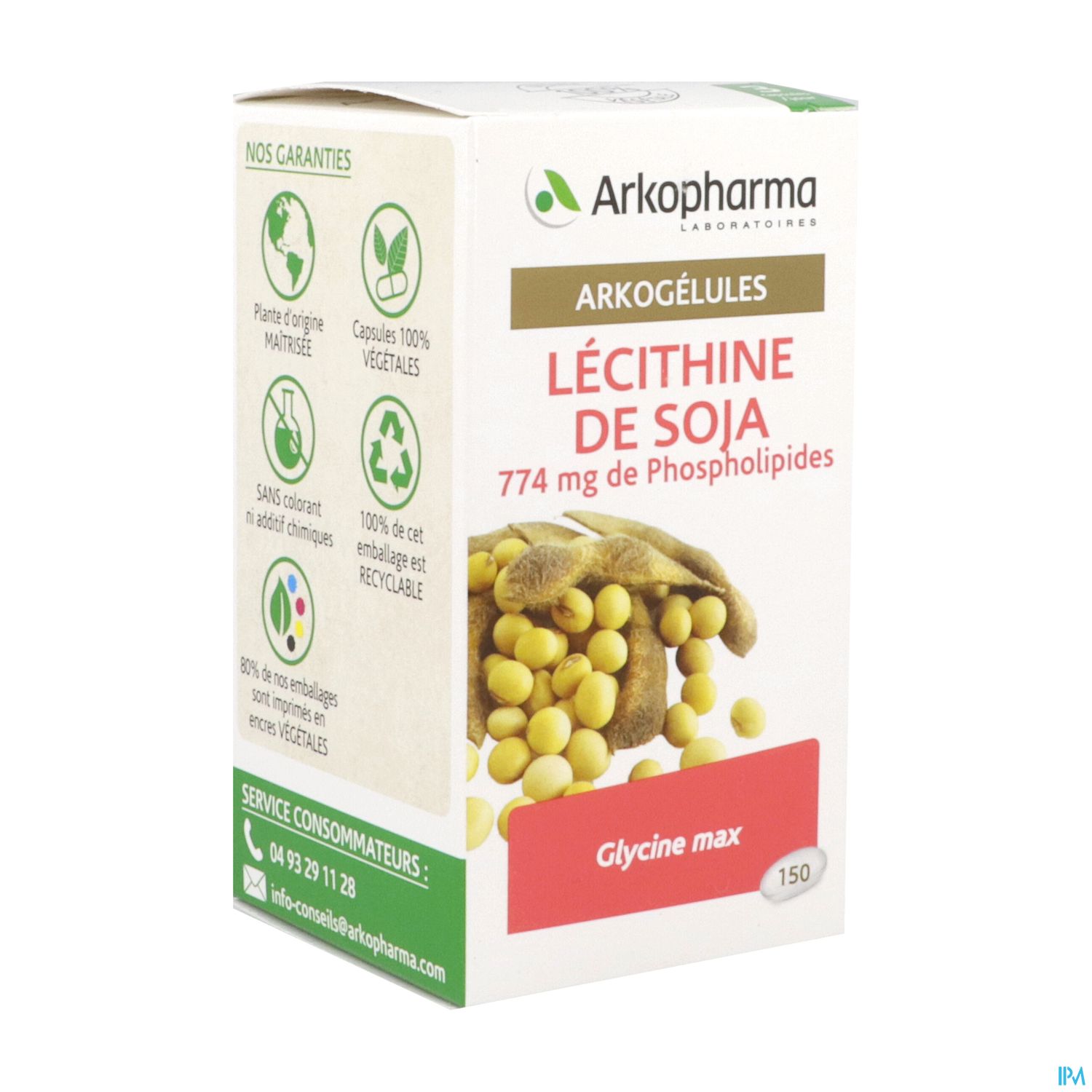 ARKOG LECITHINE SOJA CAPS 150