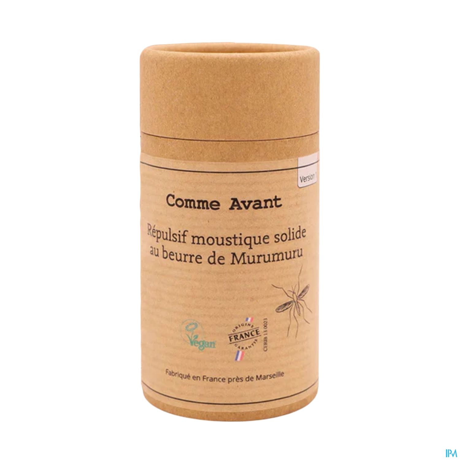 Comme Avant Repulsif Moustique Solide Au Beurre De Murumuru 80g
