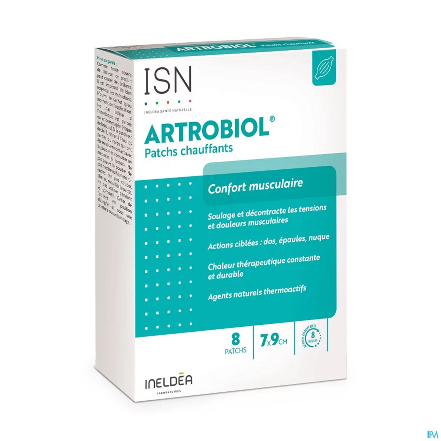 ISN ARTROBIOL PATCH CHAUFFANT X8