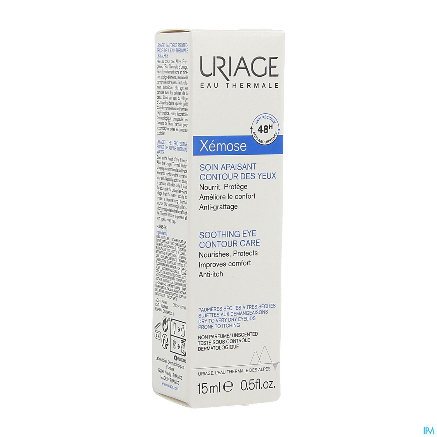URIAGE XEMOSE APAIS CONT YEUX 15ML