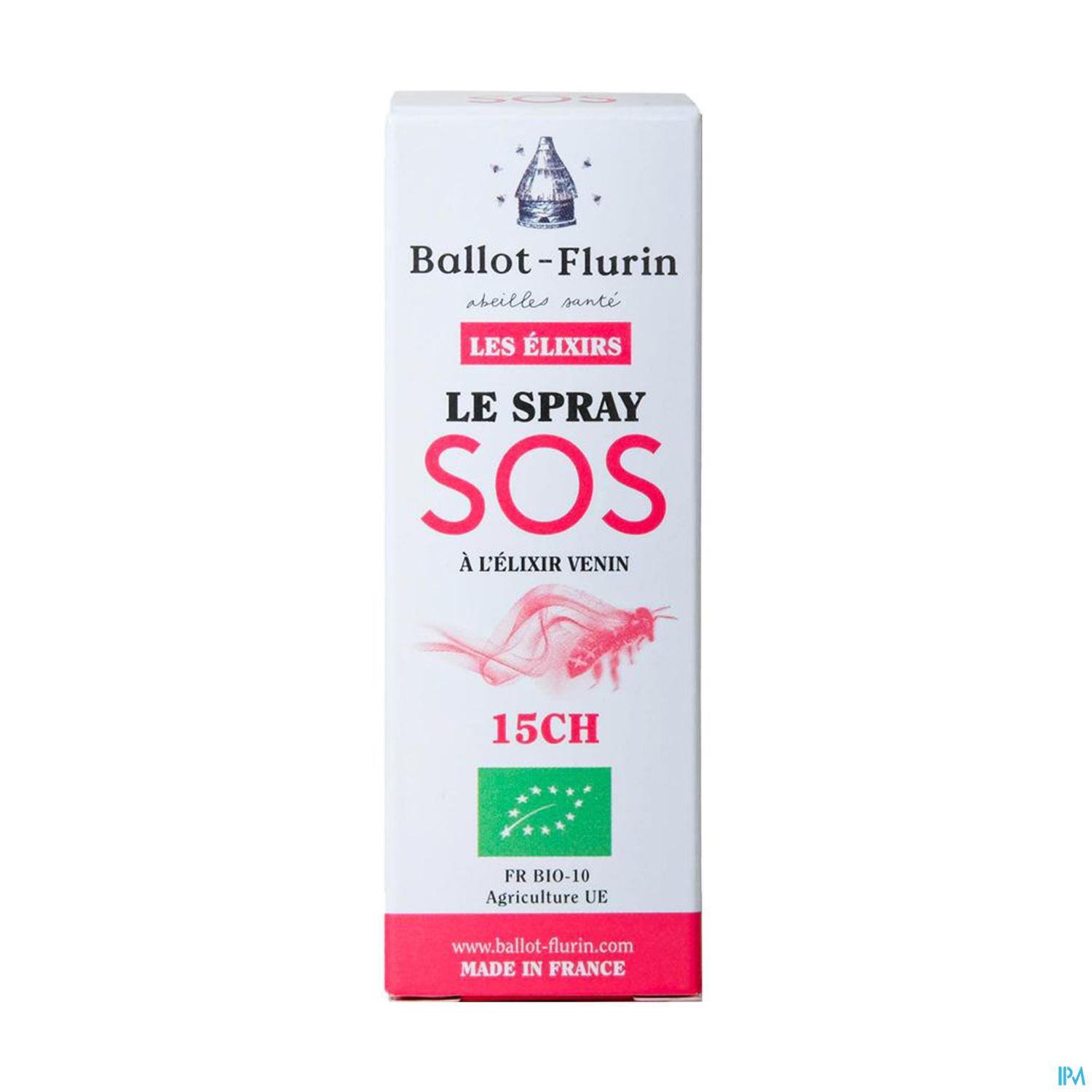 Ballot Flurin Spray Sos Venin Abeille Bio 15ml