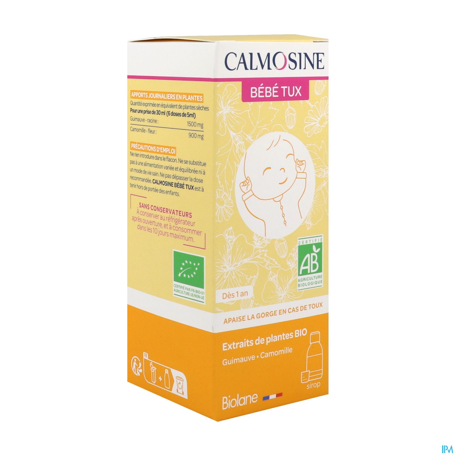 CALMOSINE TOUX GORGE SIROP:100ML