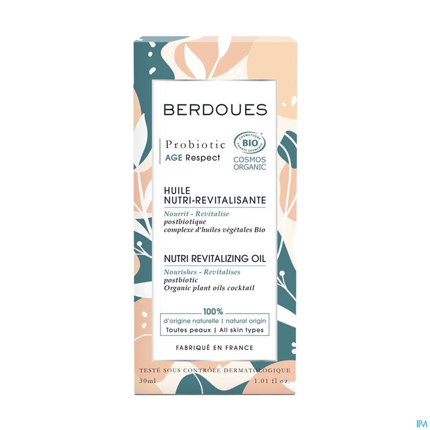 Berdoues Probiotic Huile Nutri Revitalisante Bio 30ml