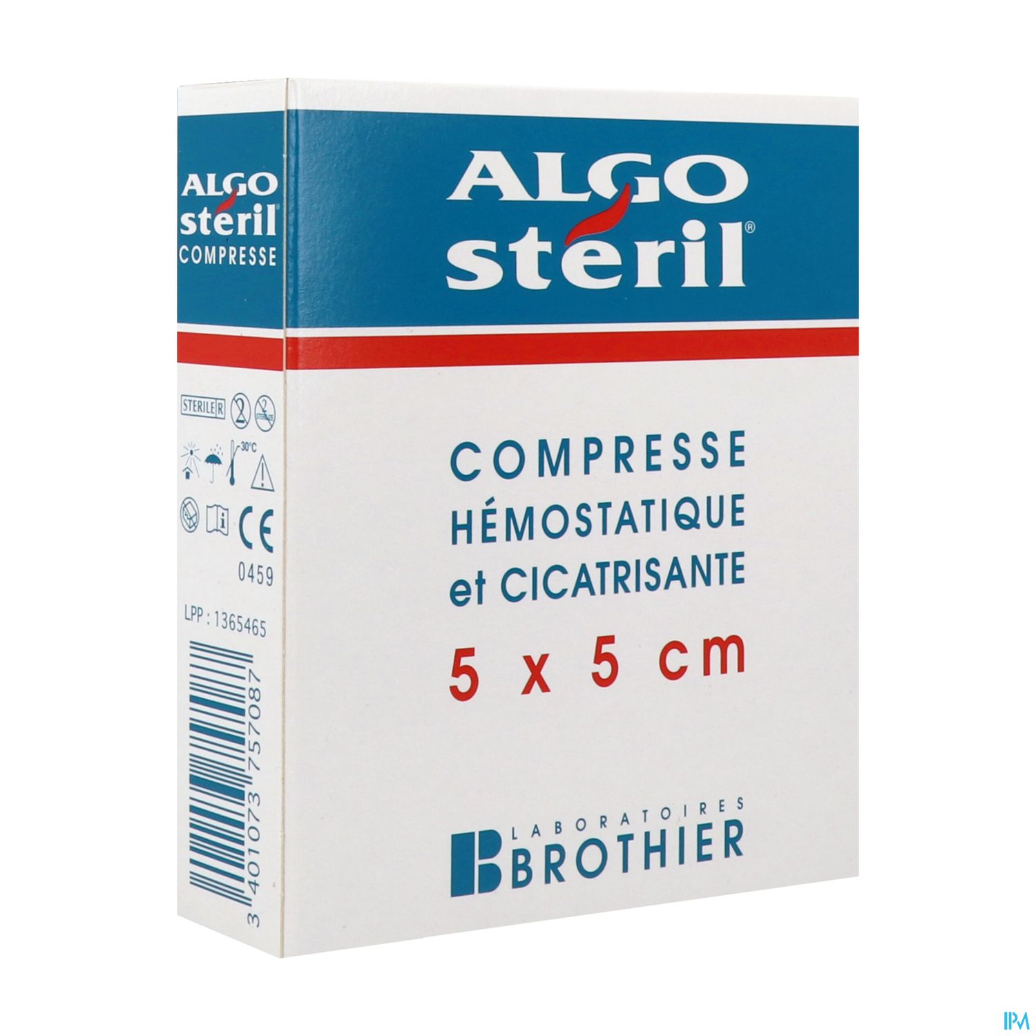 ALGOSTERIL COMPRES 5X5CM 10 TI — Pharmacie Européenne 24/24 by Nexum