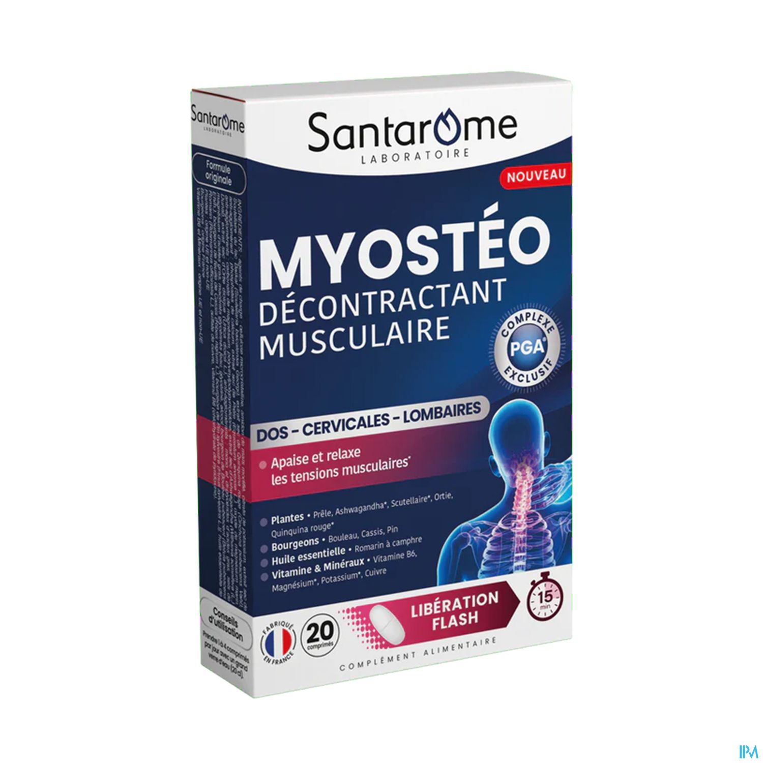 Santarome Myosteo Decontractant Musculaire Comprime 20