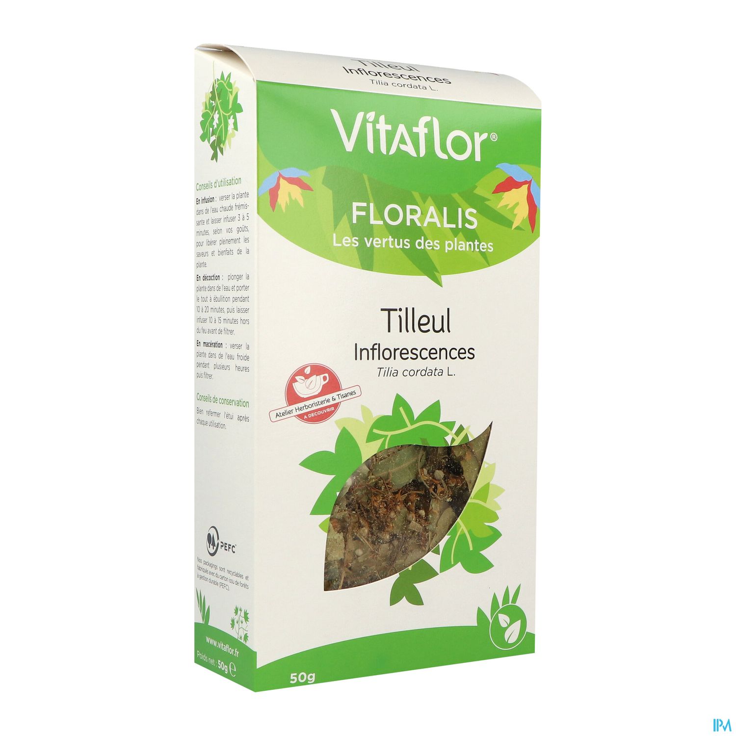 TILLEUL VITAFLOR FL INFLORESC 50G
