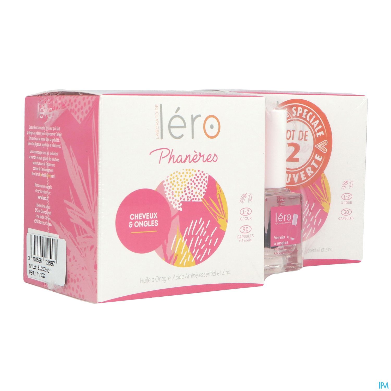 LERO PHANERES CAPS 90+30