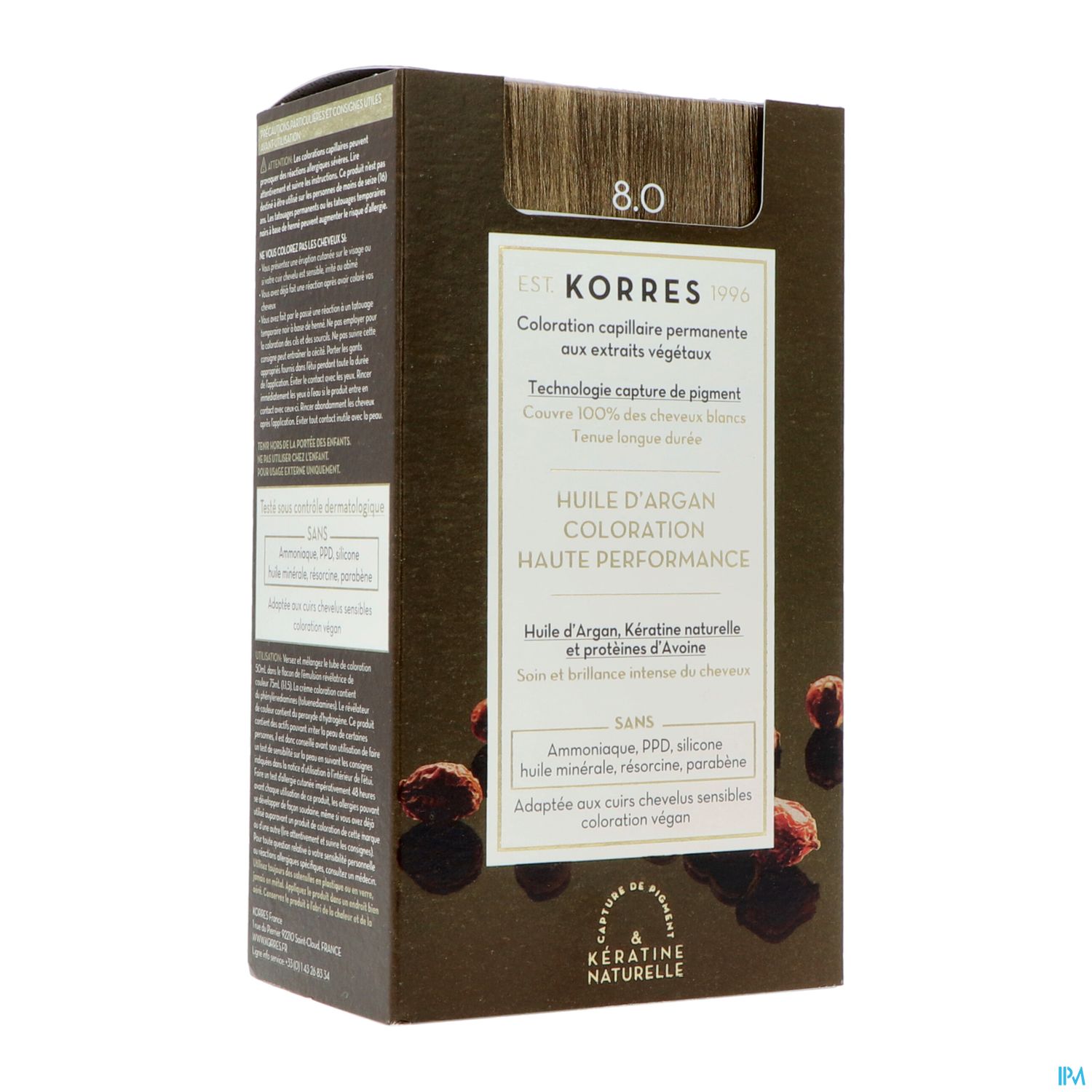 KORRES COLOR ARG BLD CLAIR 8.0