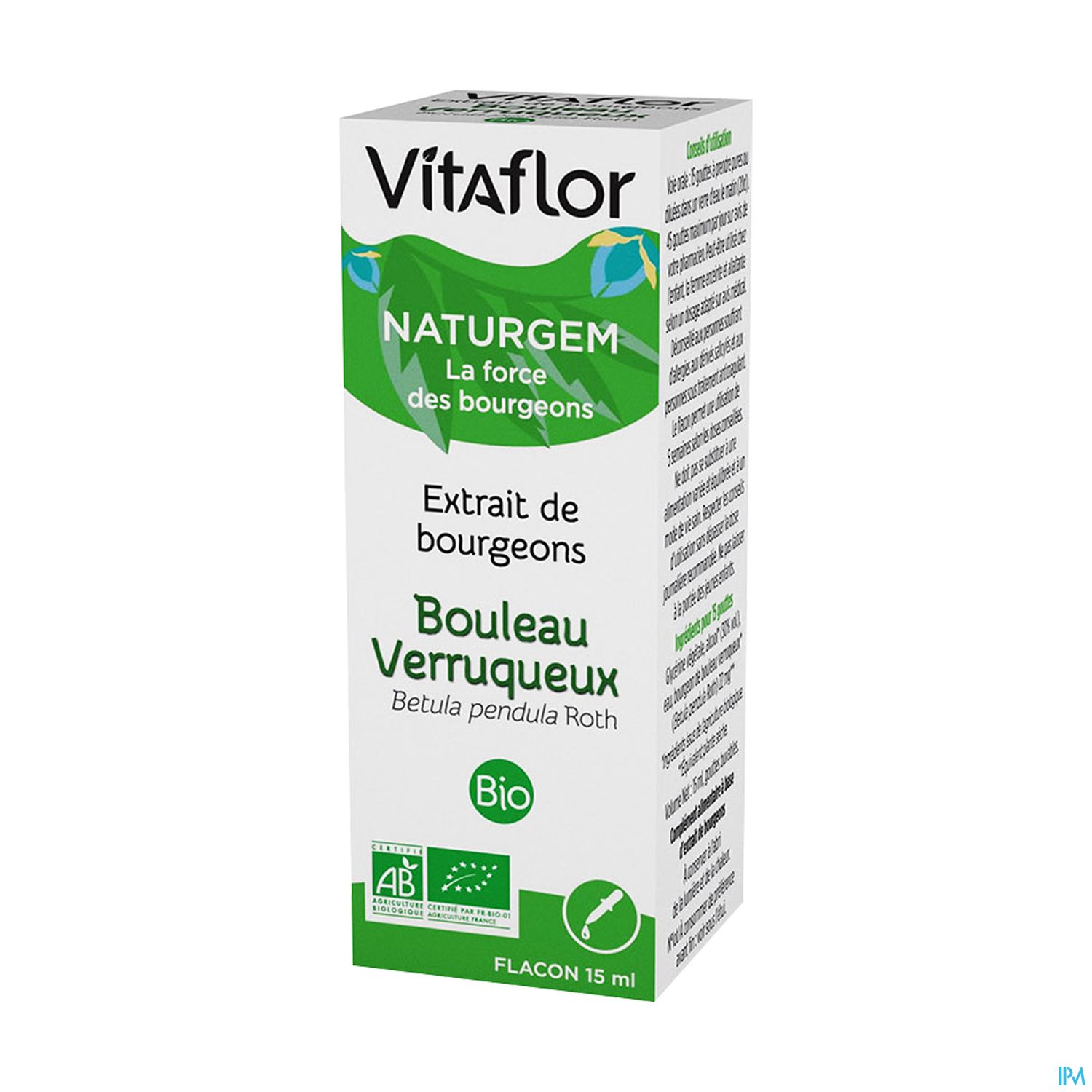 VITAFL BOURGEON BIO BOULEAU15ML