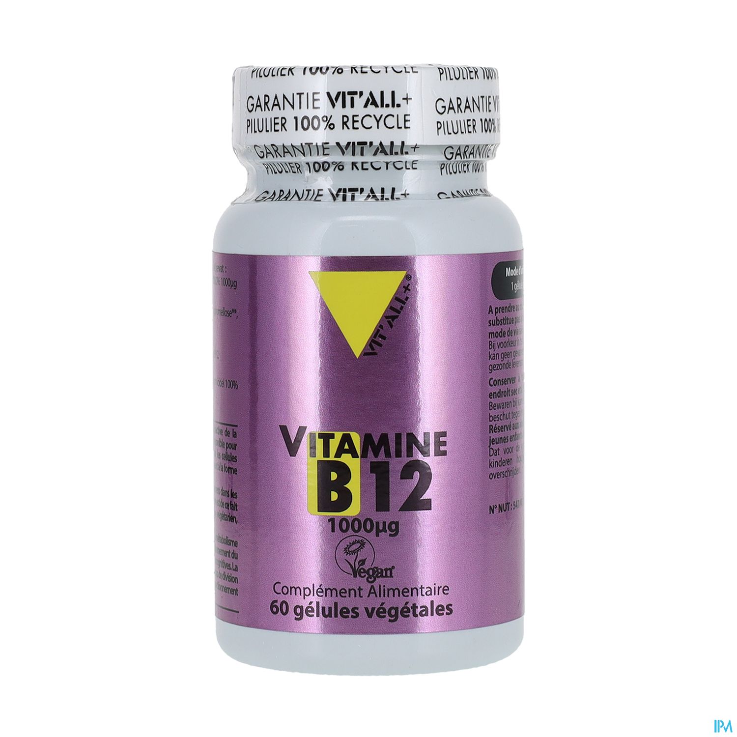 Vit All+ Vitamine B12 1000mcg Gelule 60