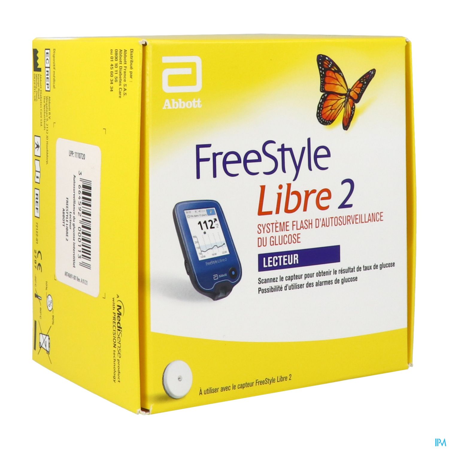 FREESTYLE LIBRE 2 LECTEUR — Pharmacie Européenne 24/24 by Nexum
