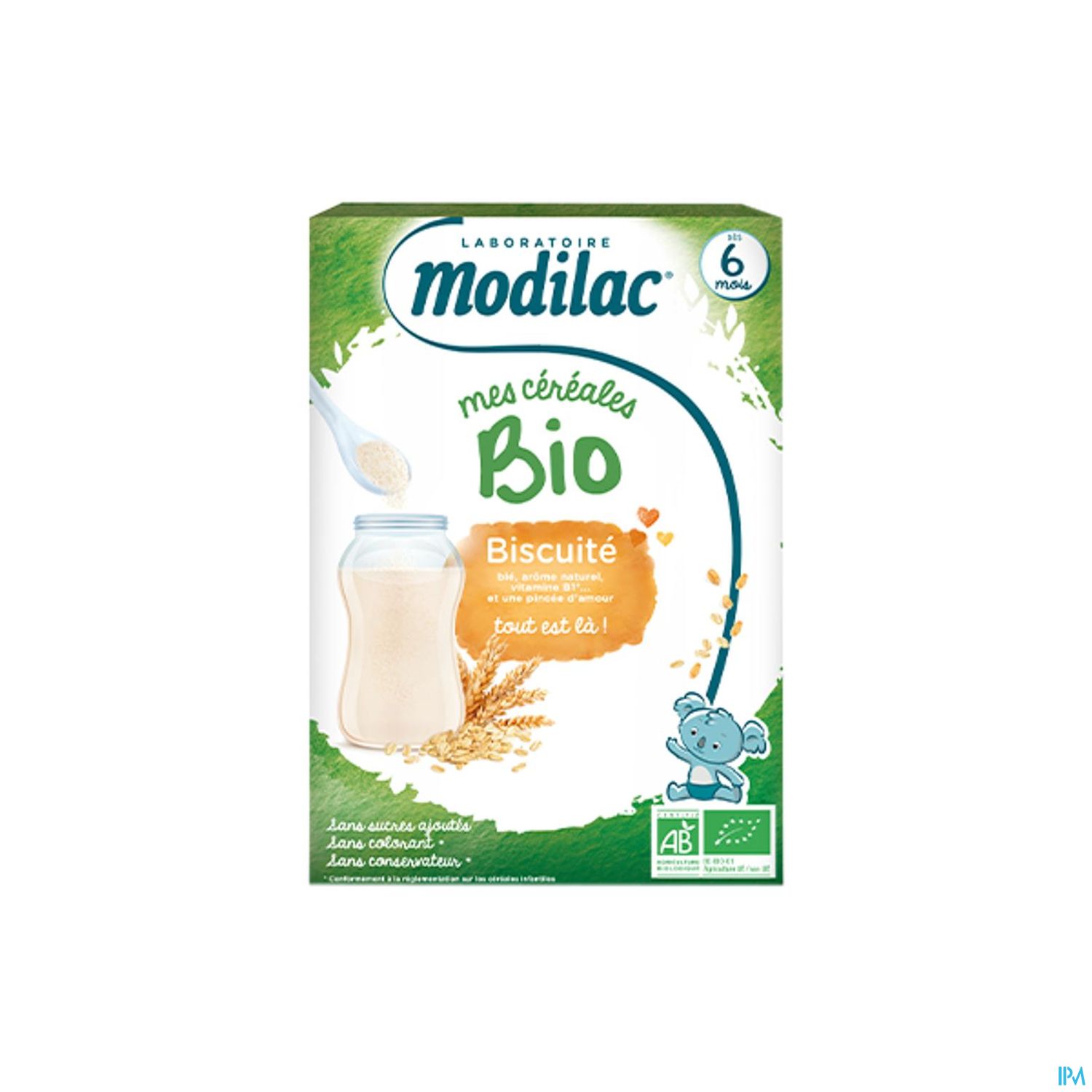 MODILAC CEREALE BIO BISCUITE 250G