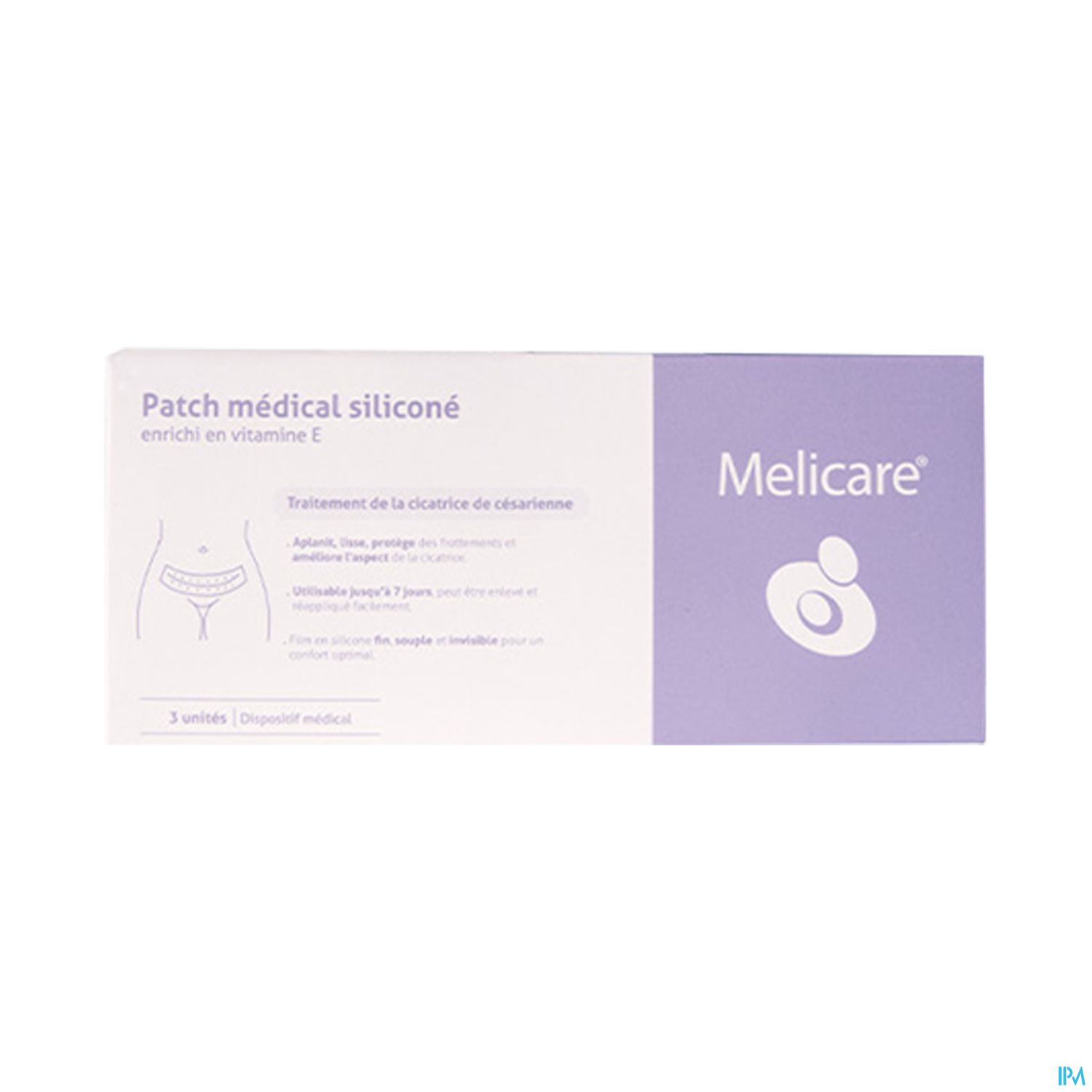 MELICARE PATCH MEDICAL SILICONE 3
