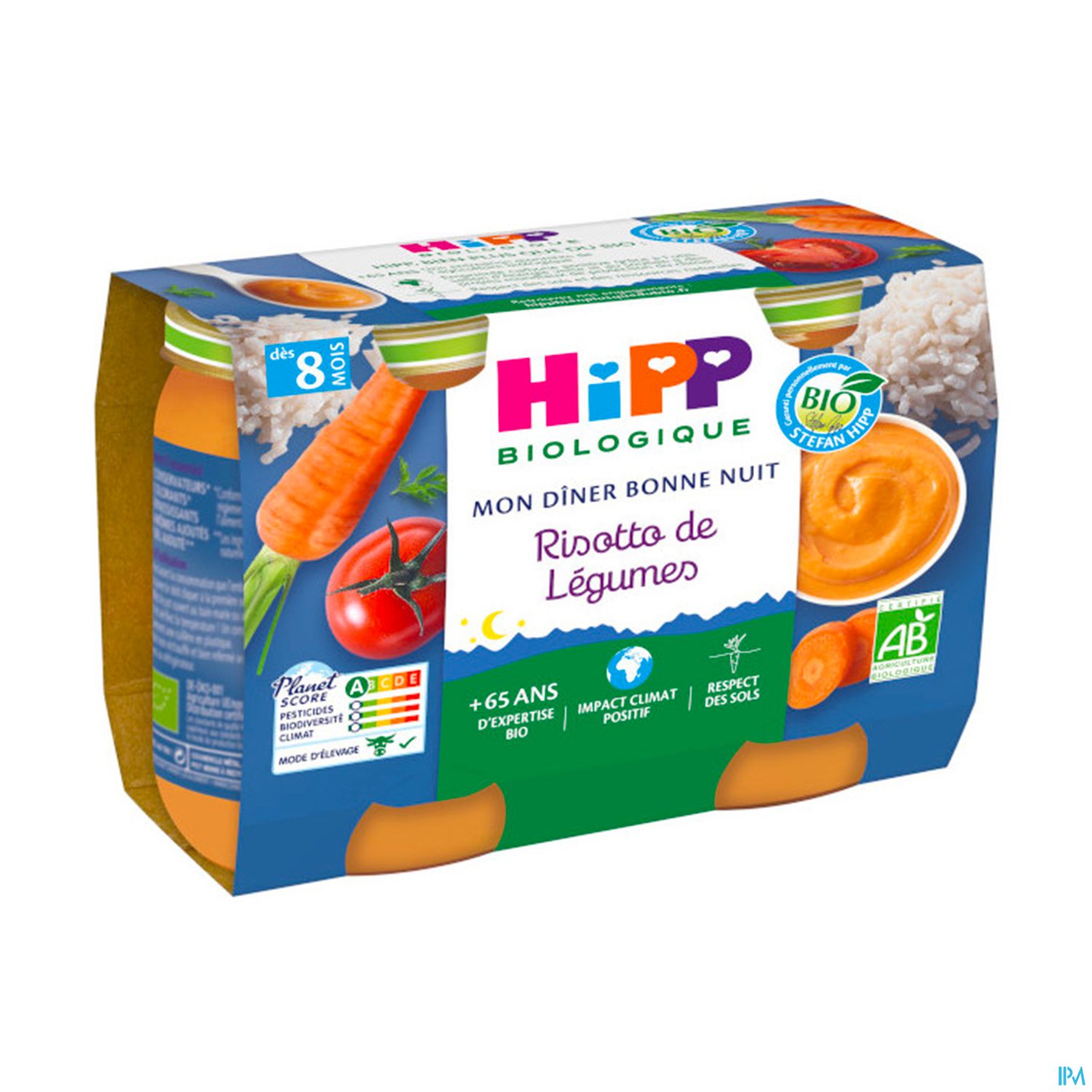 HIPP RISOTTO LEG 190G X2