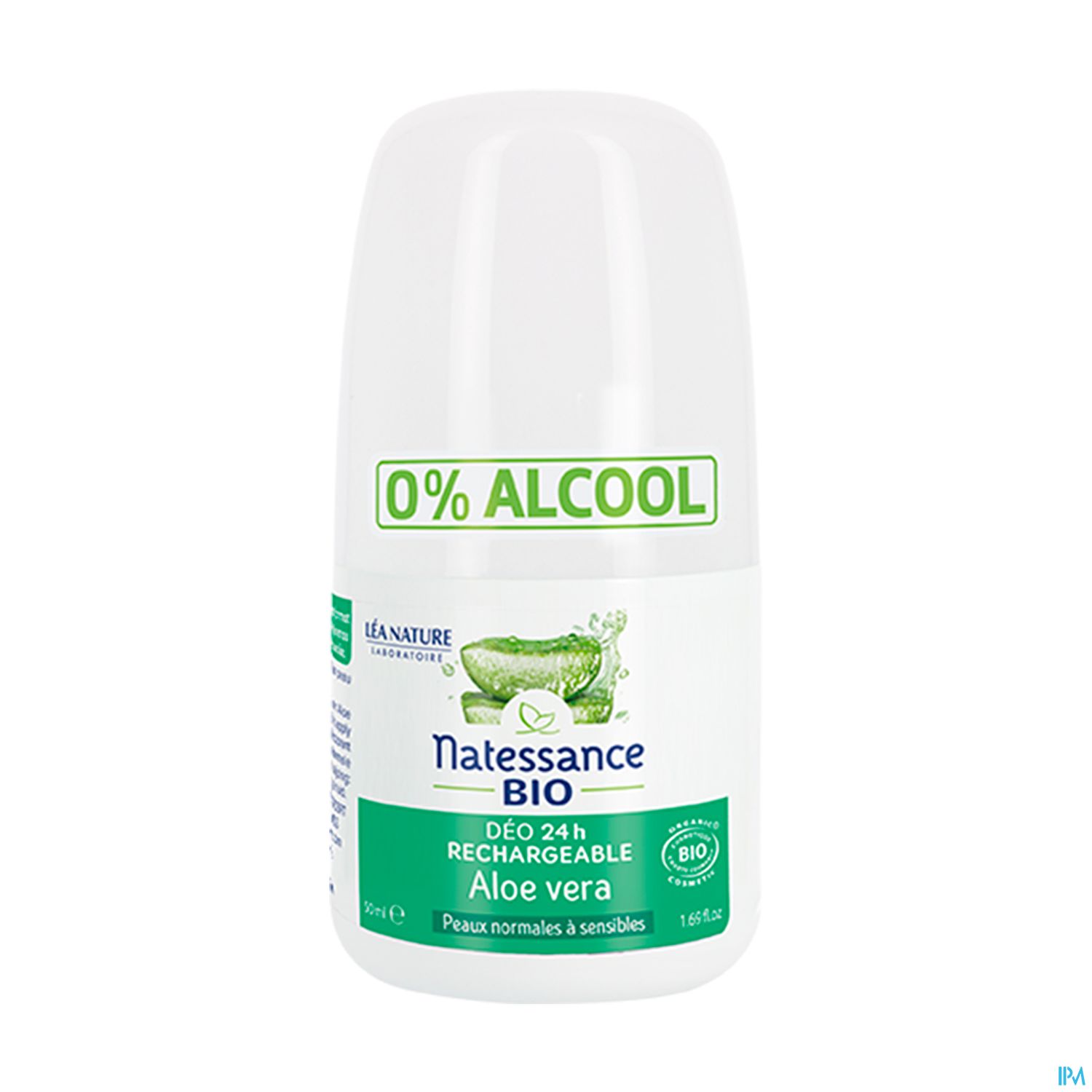 Natessance Bio Deodorant Rechargeable Aloe Vera Bio 50ml