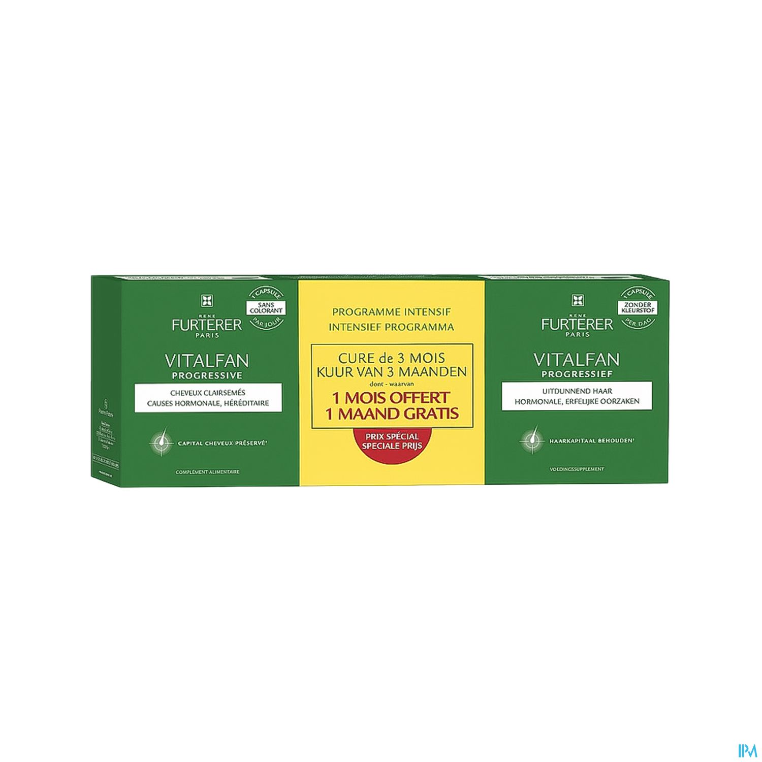 Rene Furterer Vitalfan Antichute Progressive Sans Colorant Capsule 30 X2 + 30 Offert