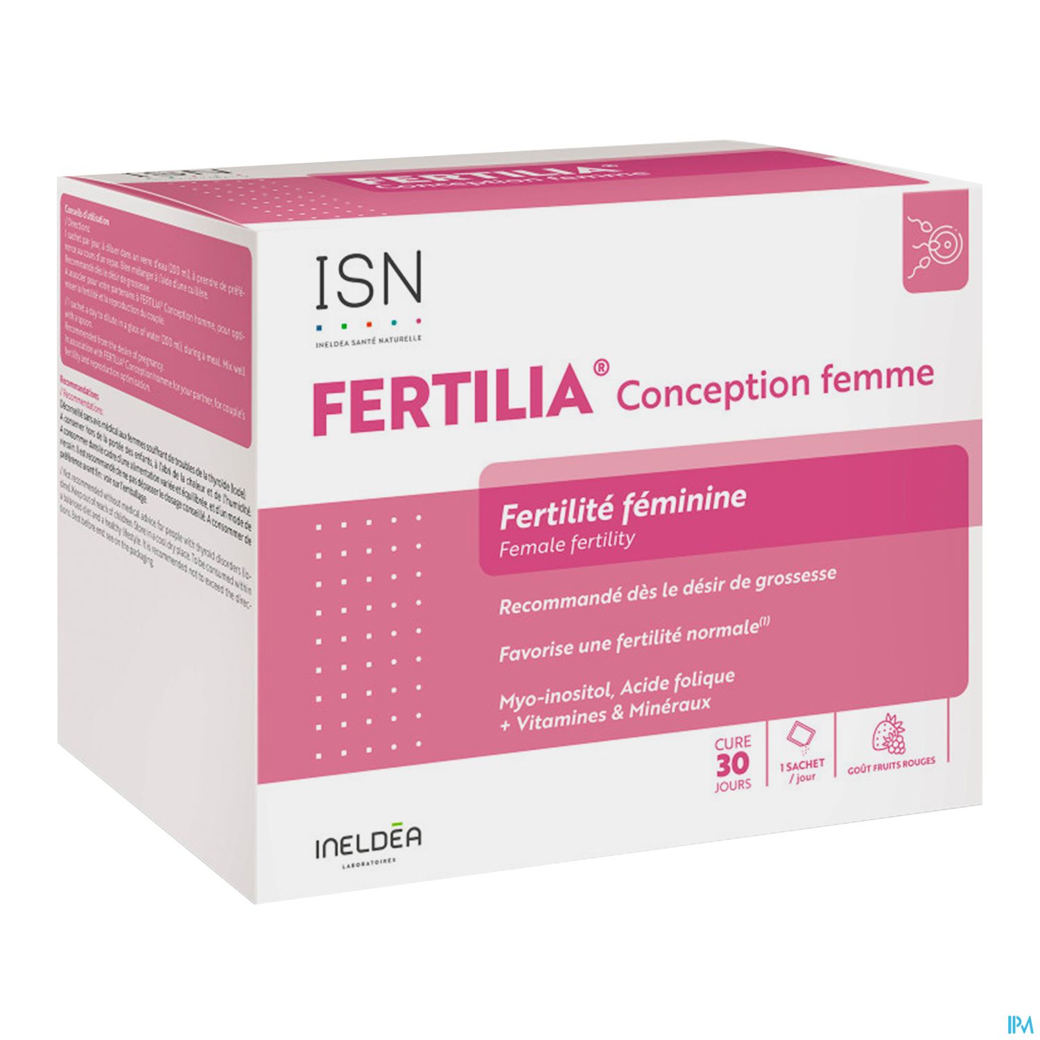 Ineldea Isn Fertilia Conception Femme Fertilite Feminine Sachet 30