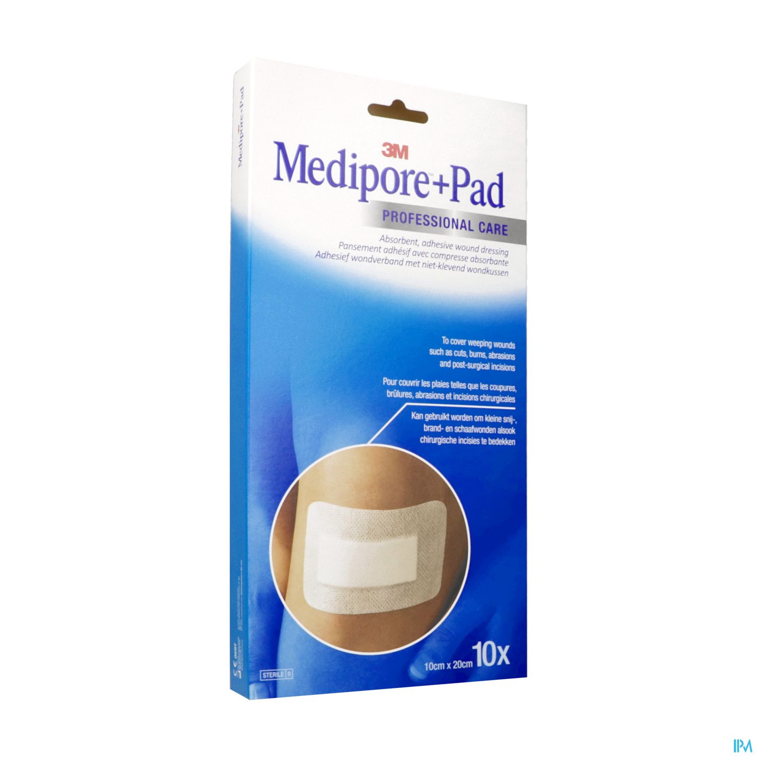 MEDIPORE  PAD PANS S10X20 10 T