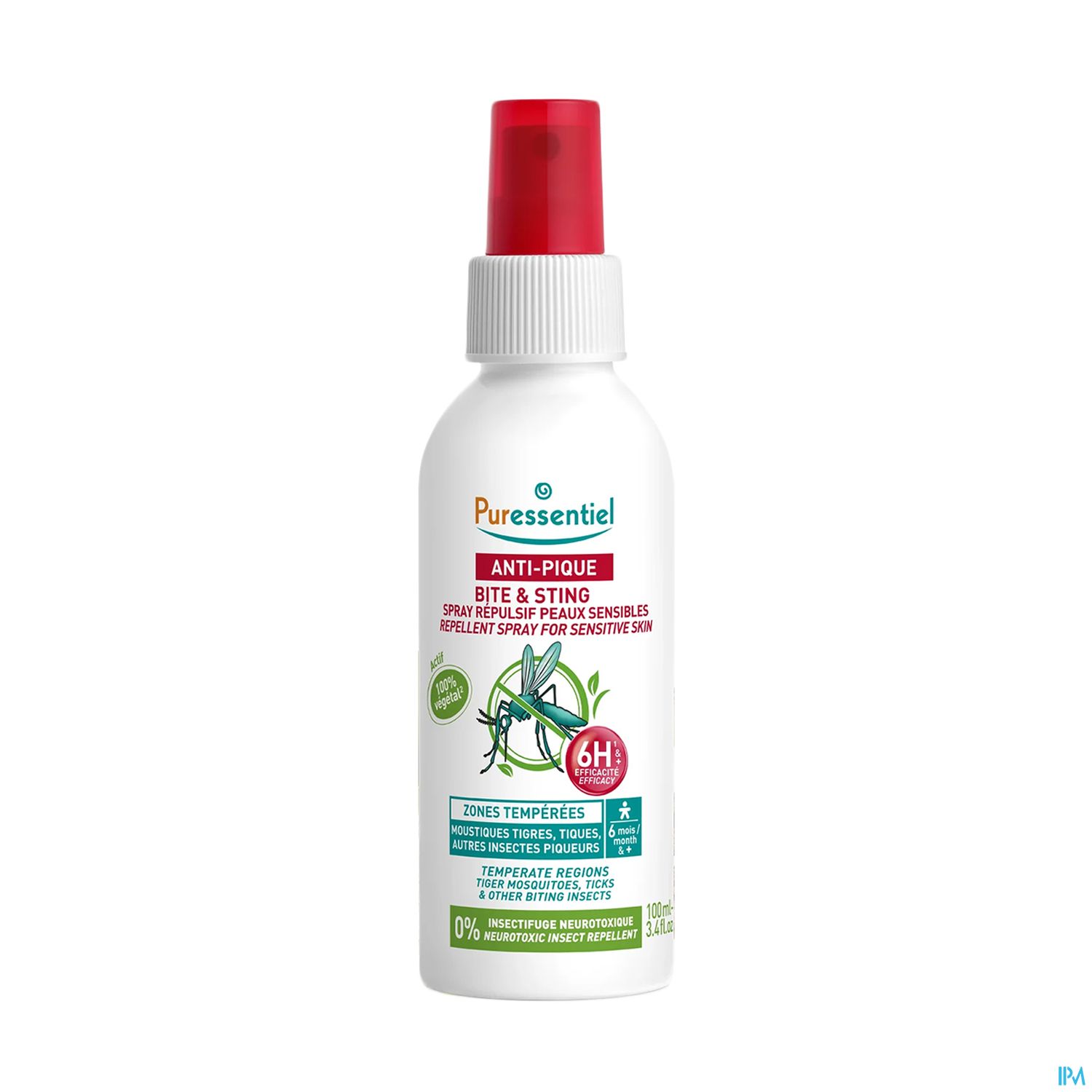 PURESSENTIEL REPULS A/TIQUE 100ML