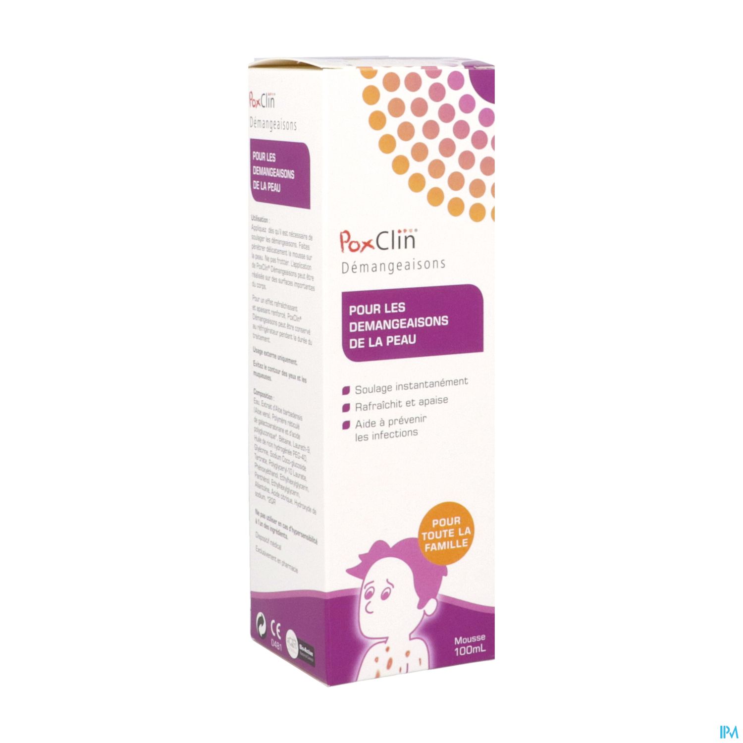 Poxclin Mousse Demangeaisons 100ml