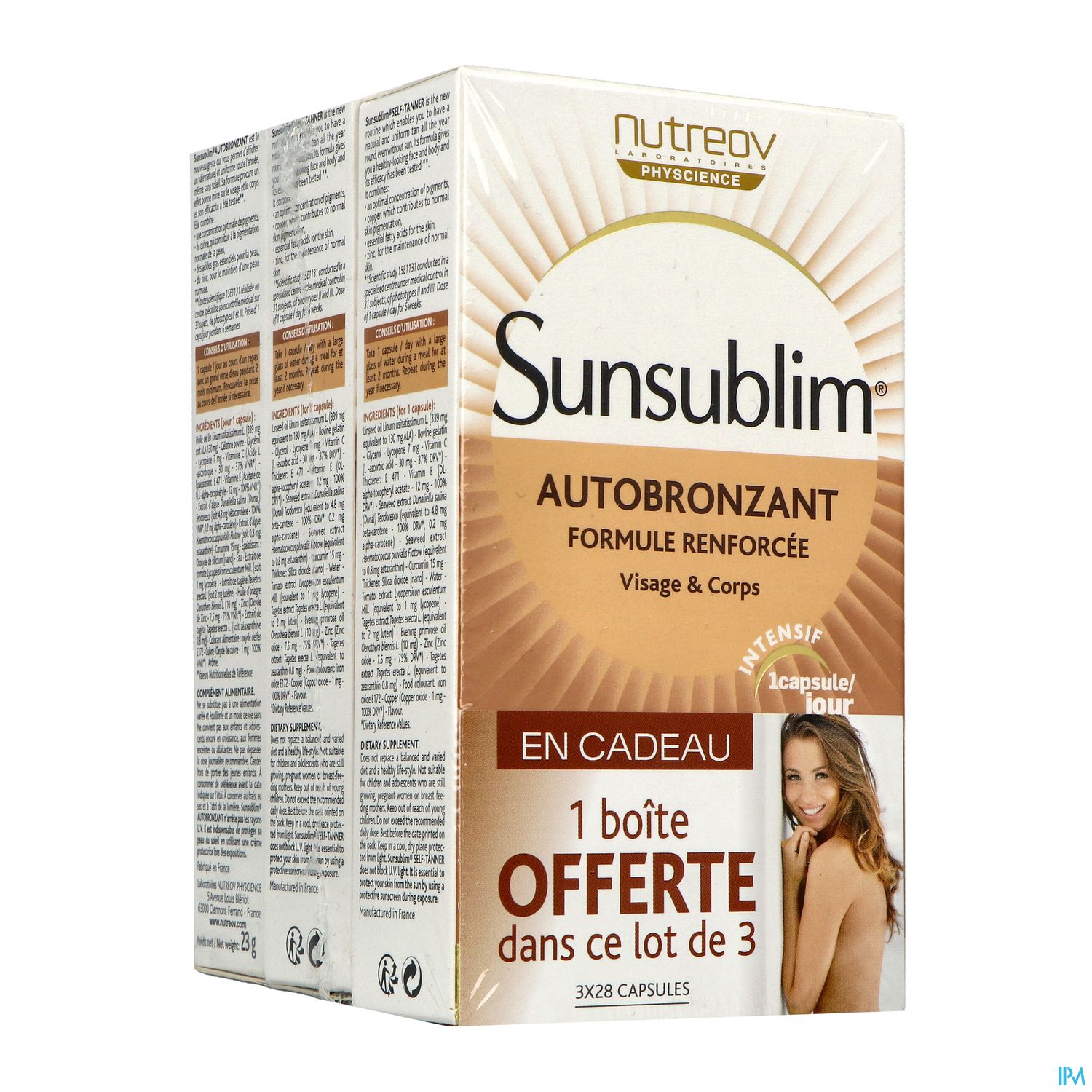SUNSUBLIM AUTOBRONZ ULTRA CAPS28X3