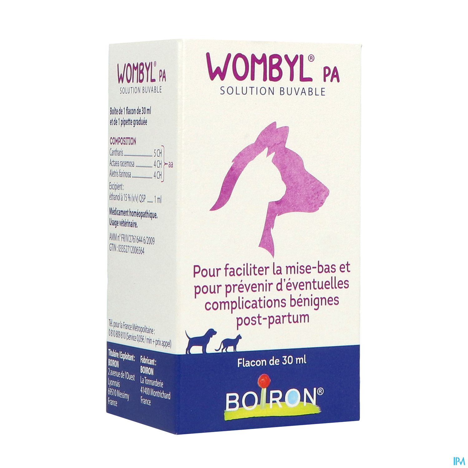 Wombyl Pa Solution Buvable 30ml