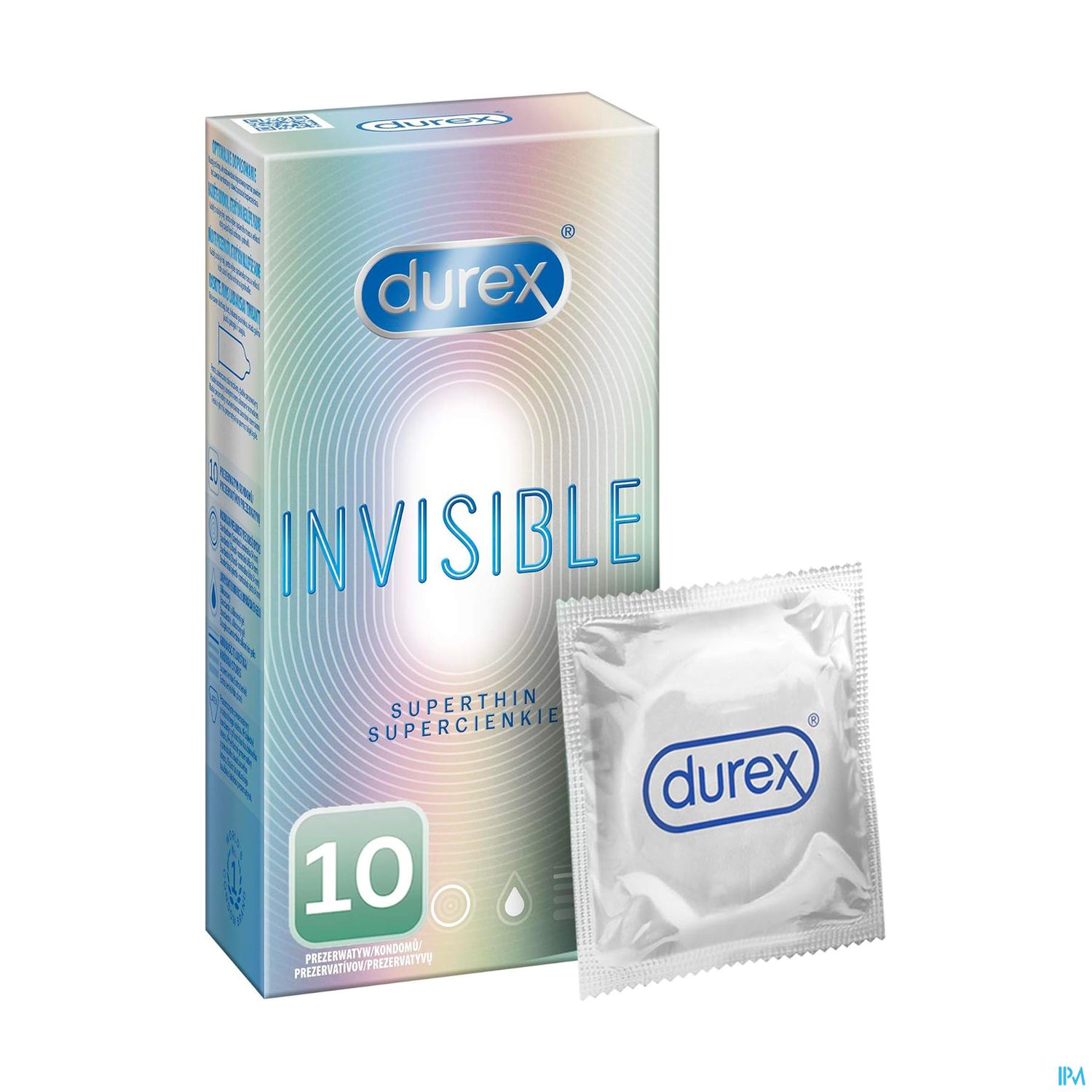 Durex Invisible Preservatif Sensation Ultime 10