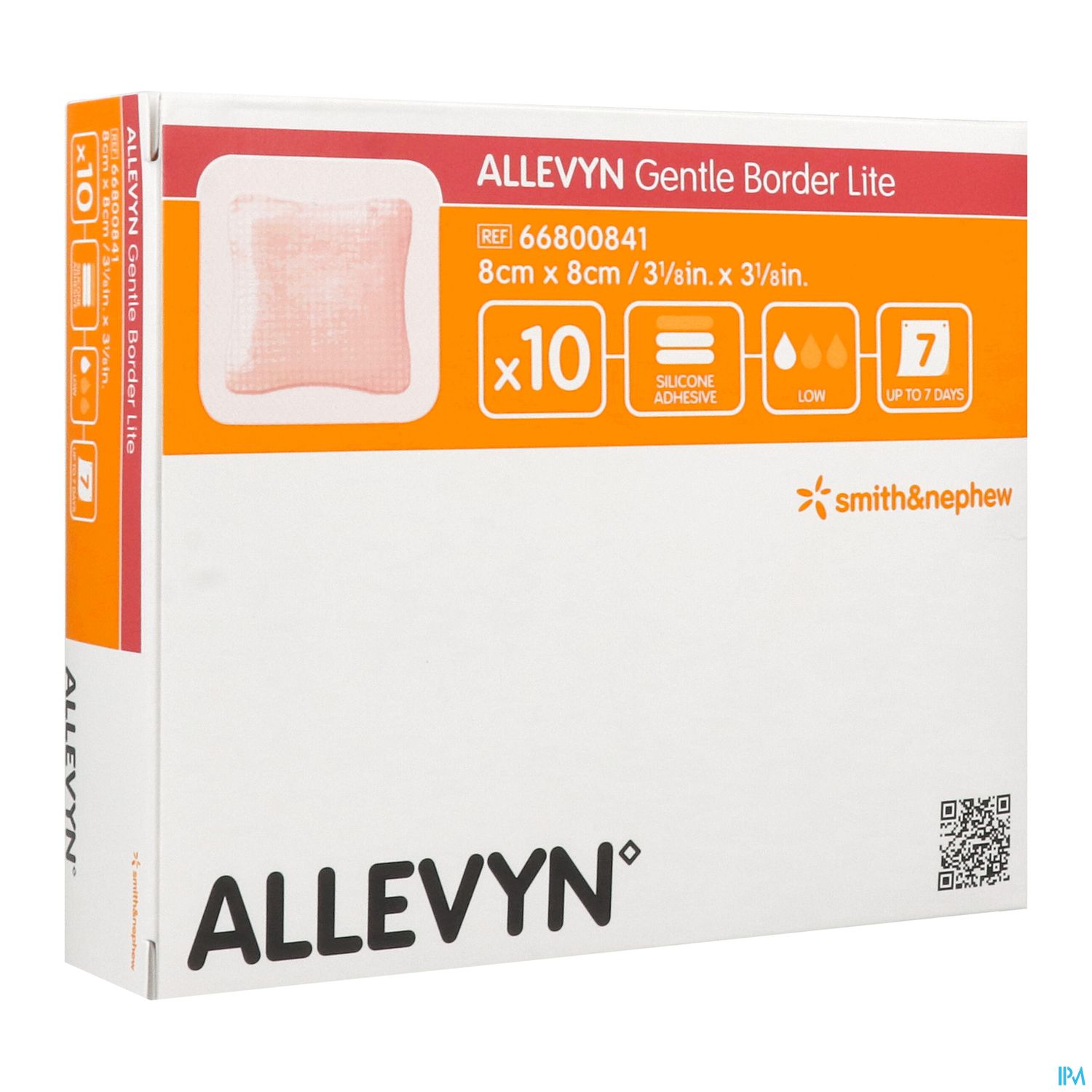 ALLEVYN GENT/BORD LITE 8X8 10 — Pharmacie Européenne 24/24 by Nexum