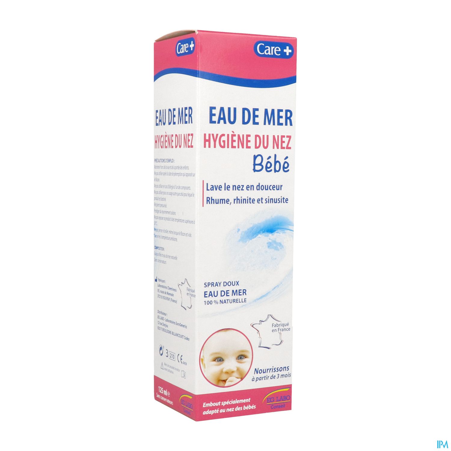 CARE+ EAU DE MER HYG NEZ BB 125ML