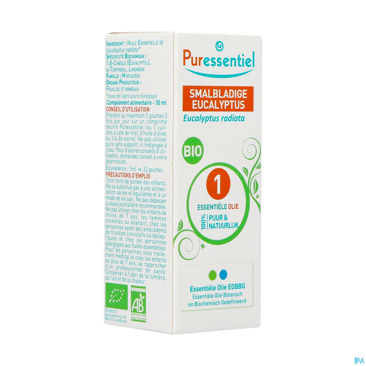 Puressentiel Huile Essentielle Eucalyptus Radie Bio 30ml