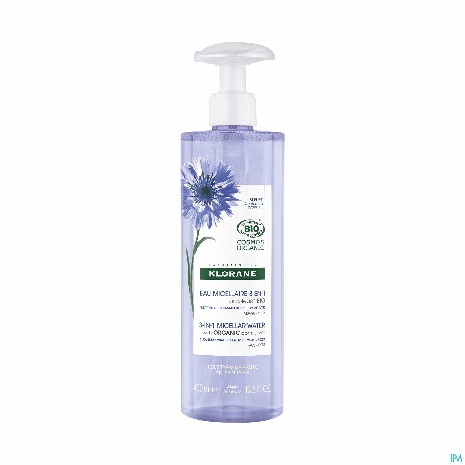 KLORANE EAU MICEL 3EN1 FL400ML