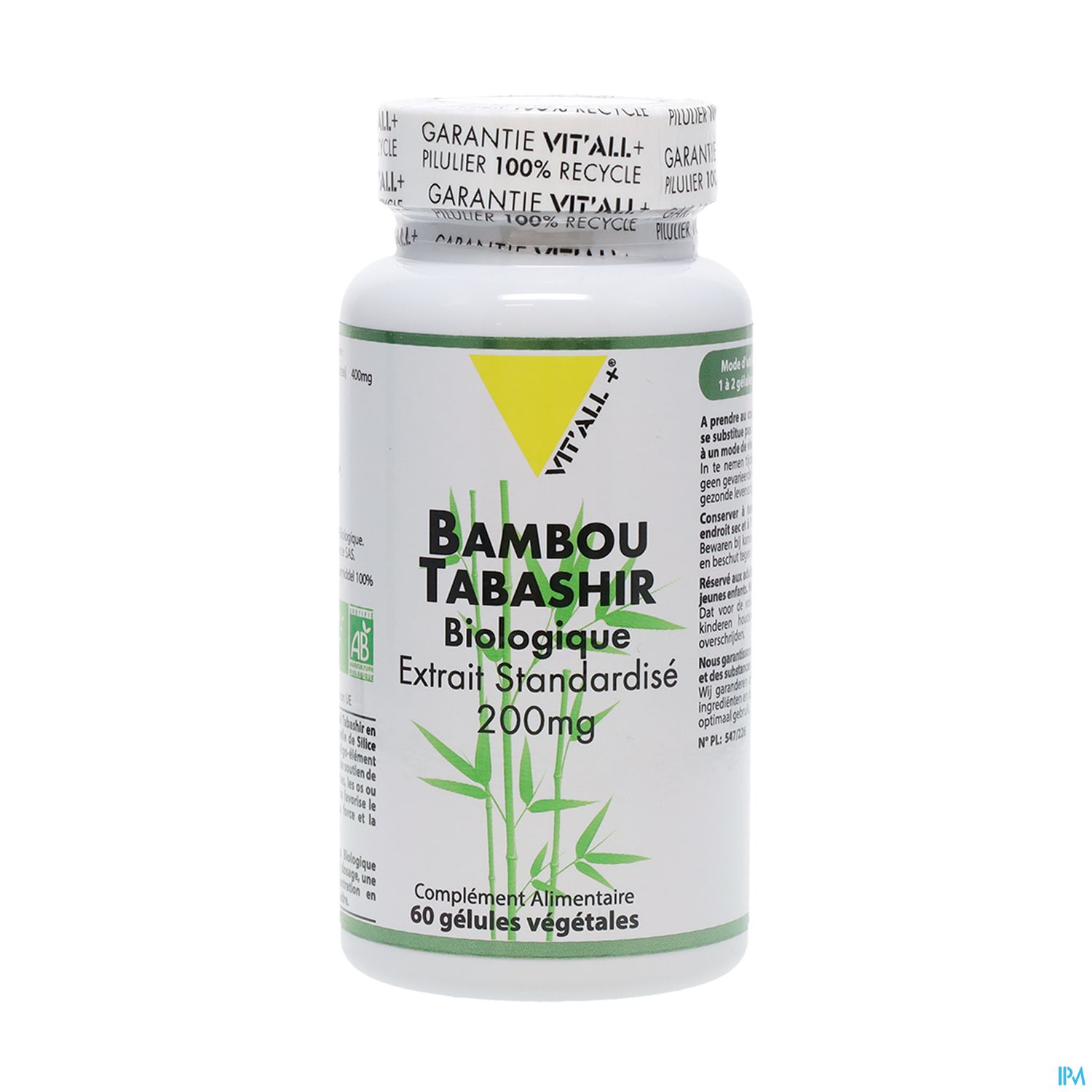 VIT ALL+ BAMBOU TABA 200MG GELUL60