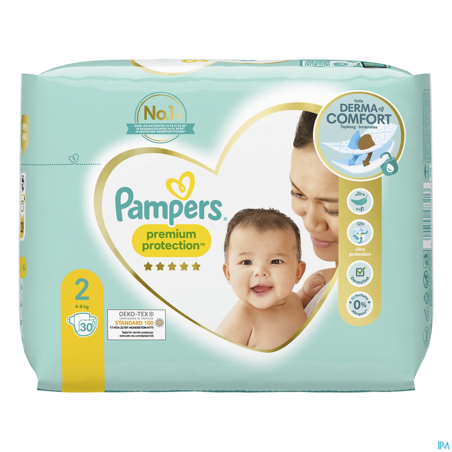 COUCH PAMPERS PREMIUM PROT T2 X30