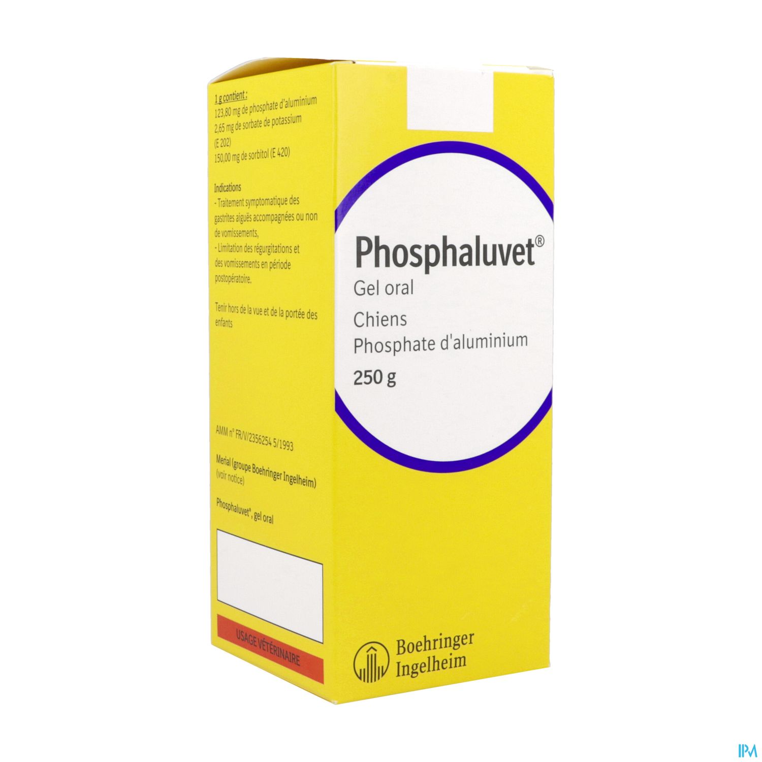 Phosphaluvet Pansement Gastrique Chien Gelee 250g