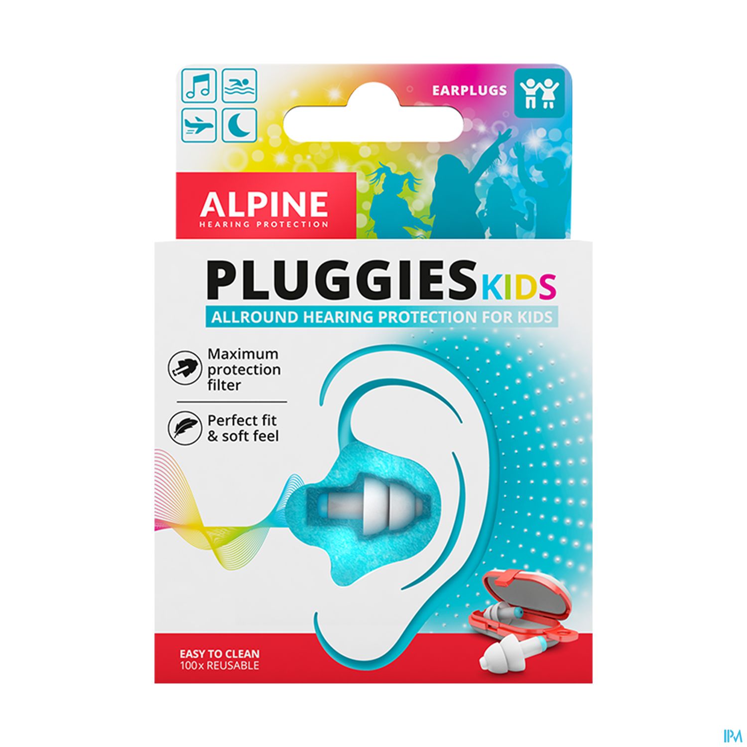 Alpine Pluggies Kids Bouchon Oreille Enfant X2