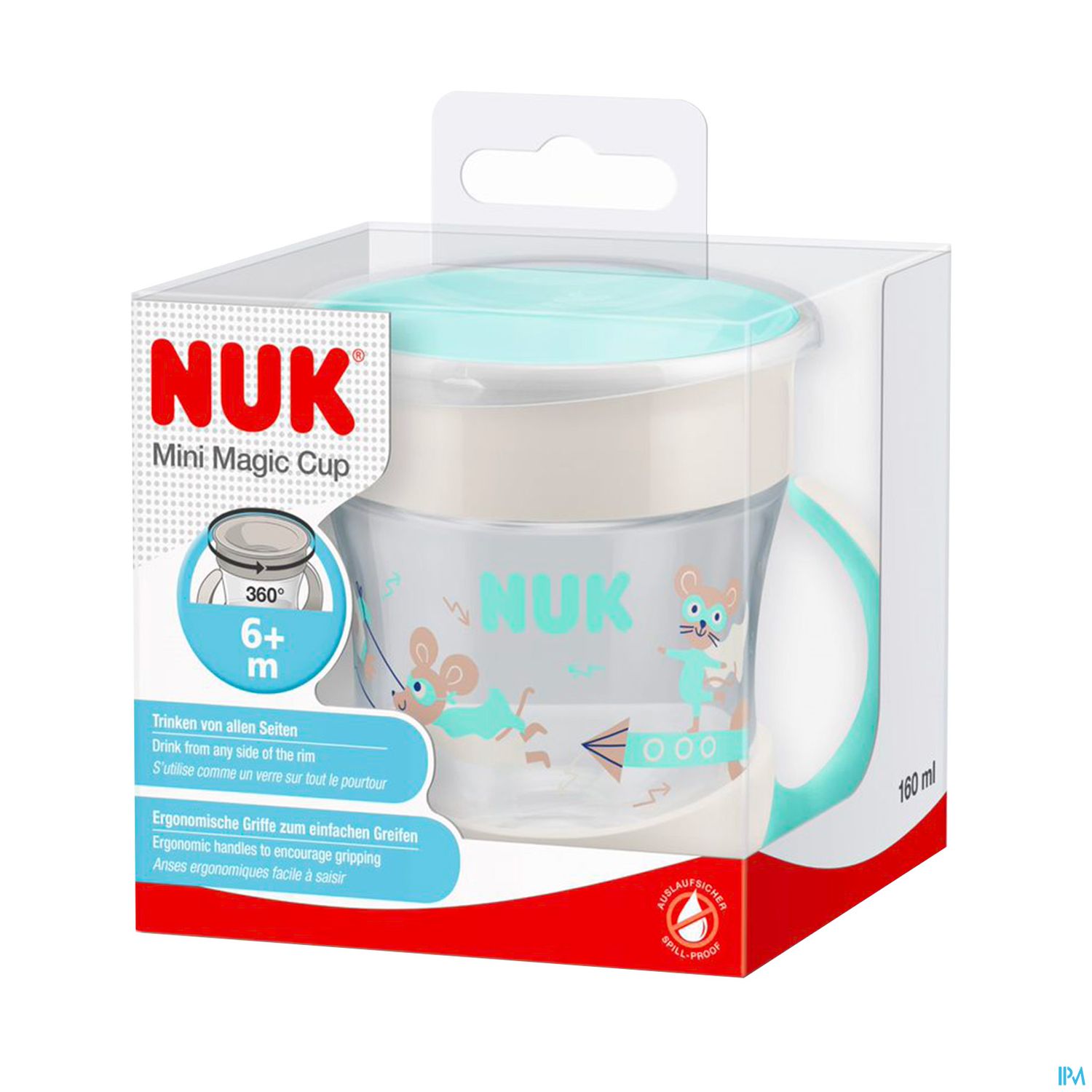 NUK MINI MAGIC CUP TASSE +6M MIXTE