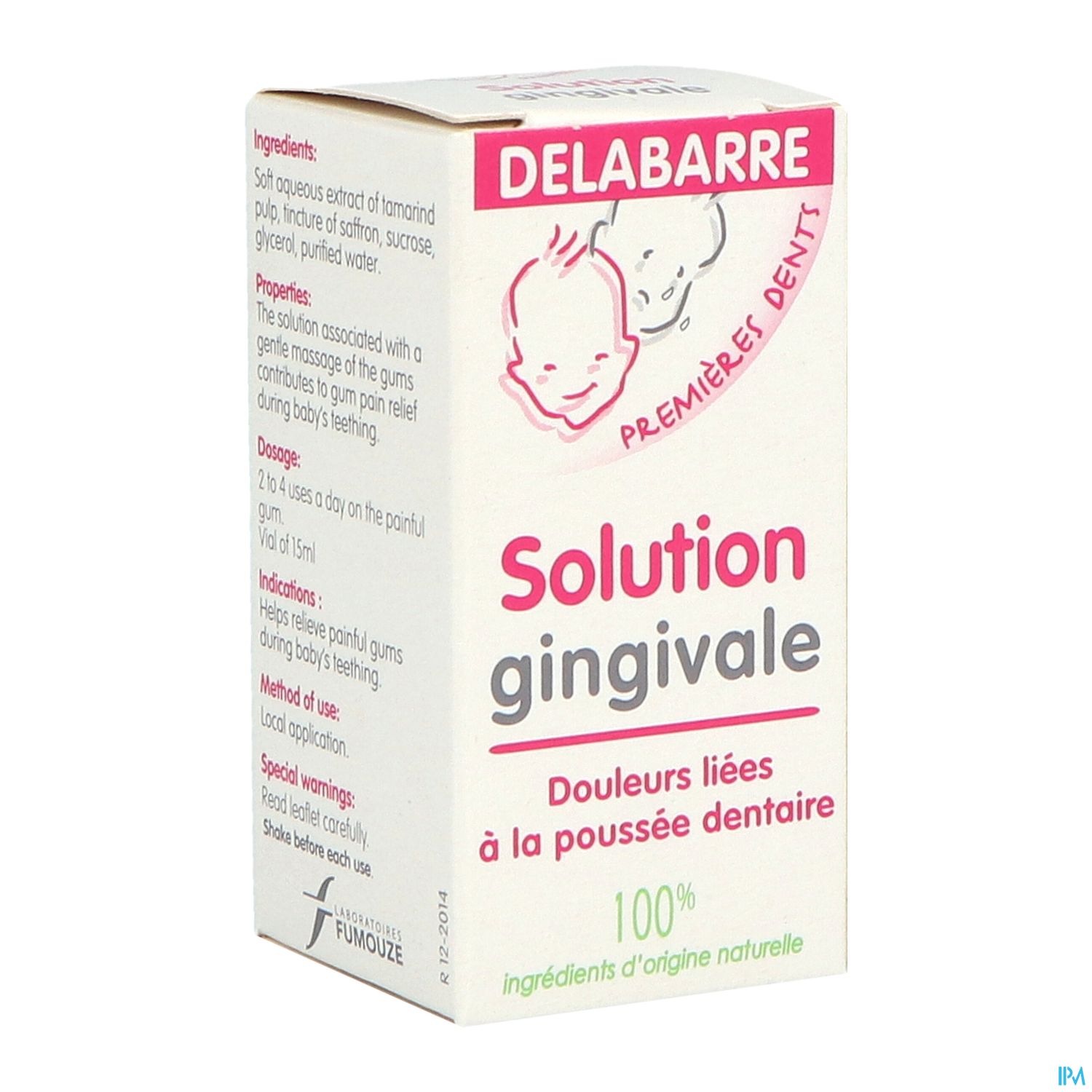 DELABARRE SOL GINGIVAL 15ML